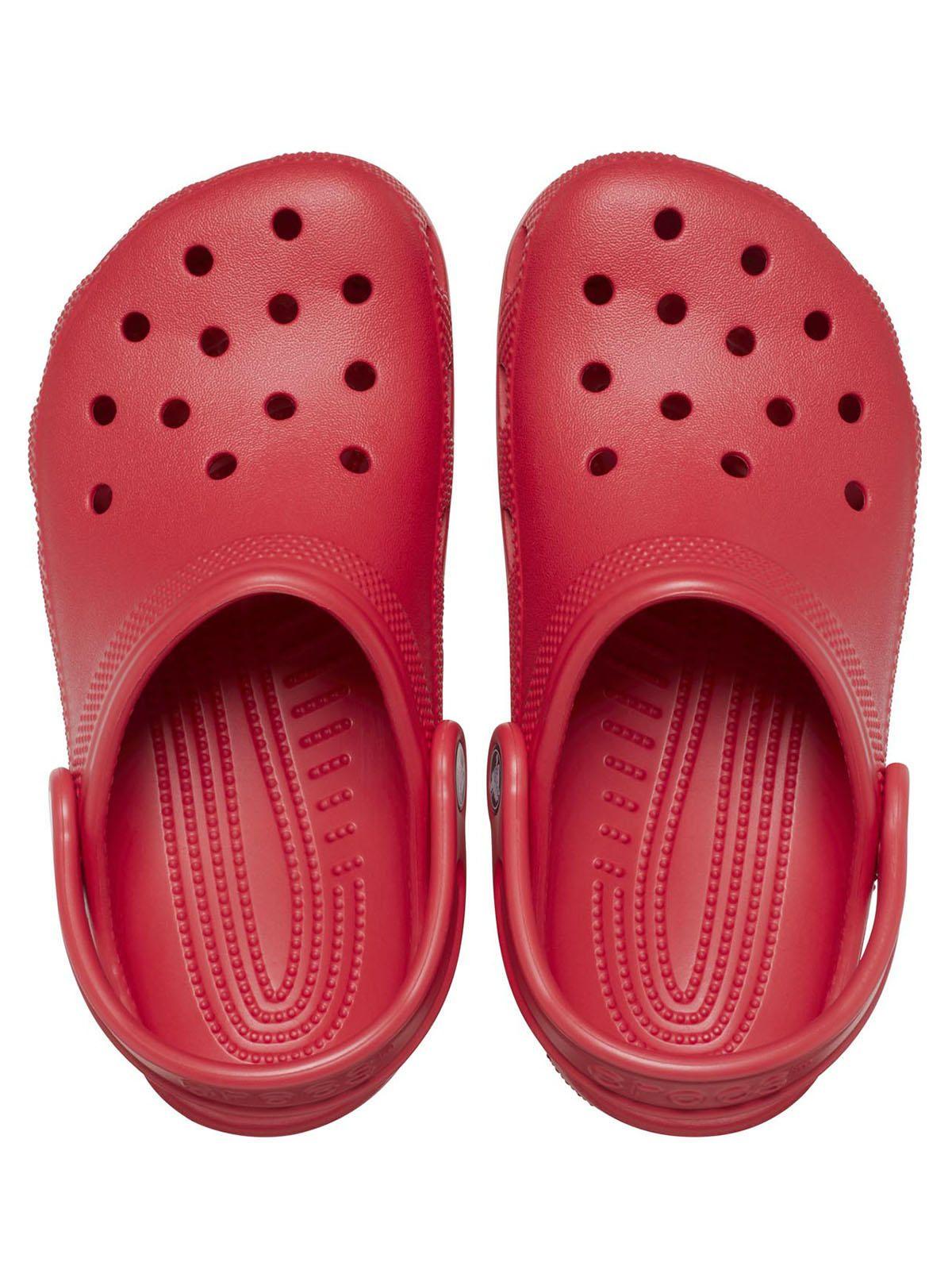 Zueco Crocs Niño Classic Clog K Rojo-4