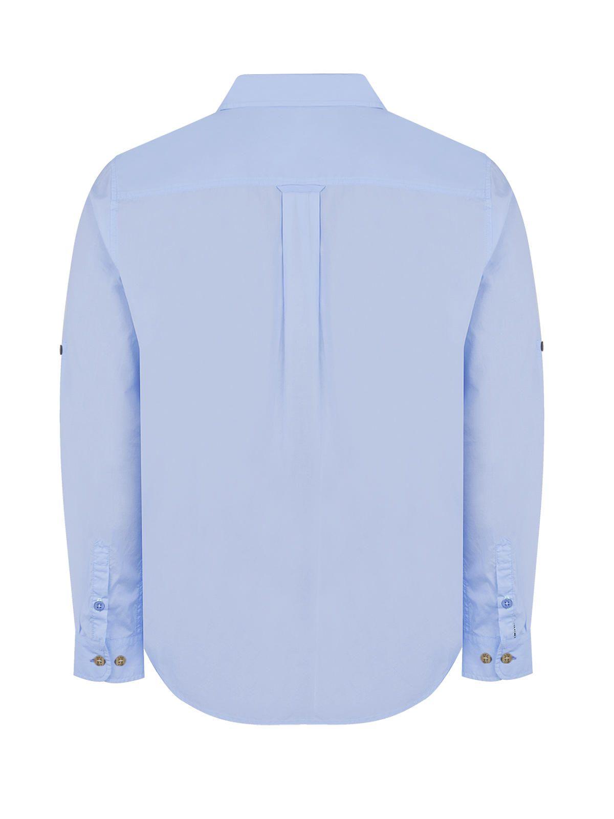 Camisa Algodón Orgánico Celeste Galiton Hombre -1