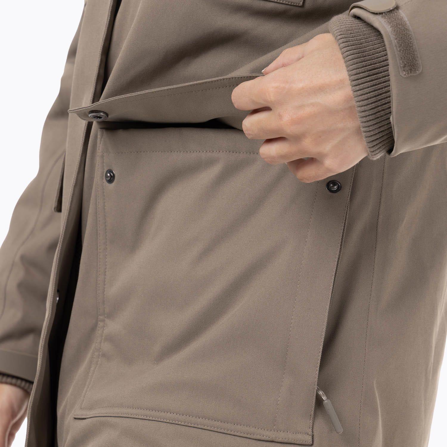 Parka Mujer Long Café-7