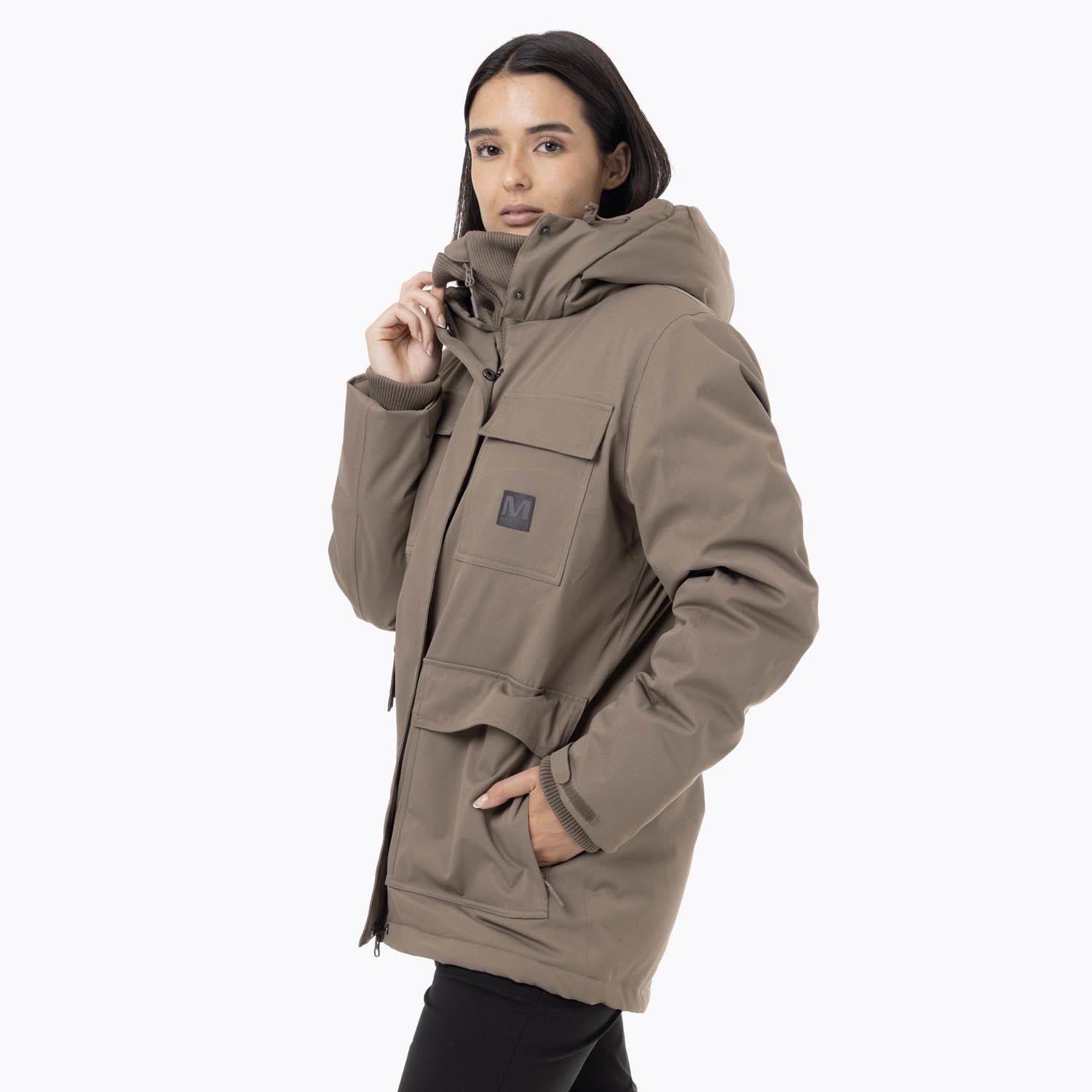 Parka Mujer Long Café-1