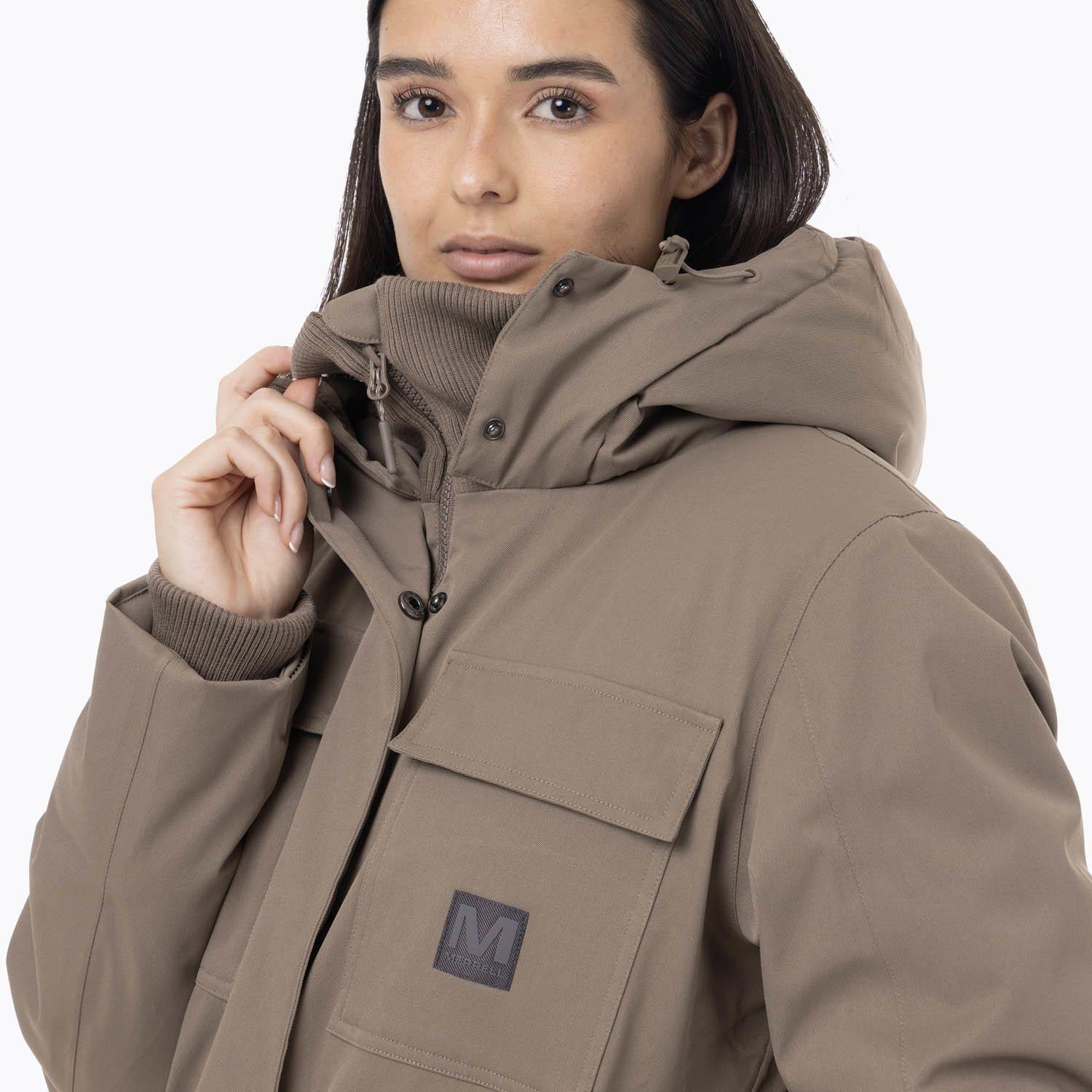 Parka Mujer Long Café-4