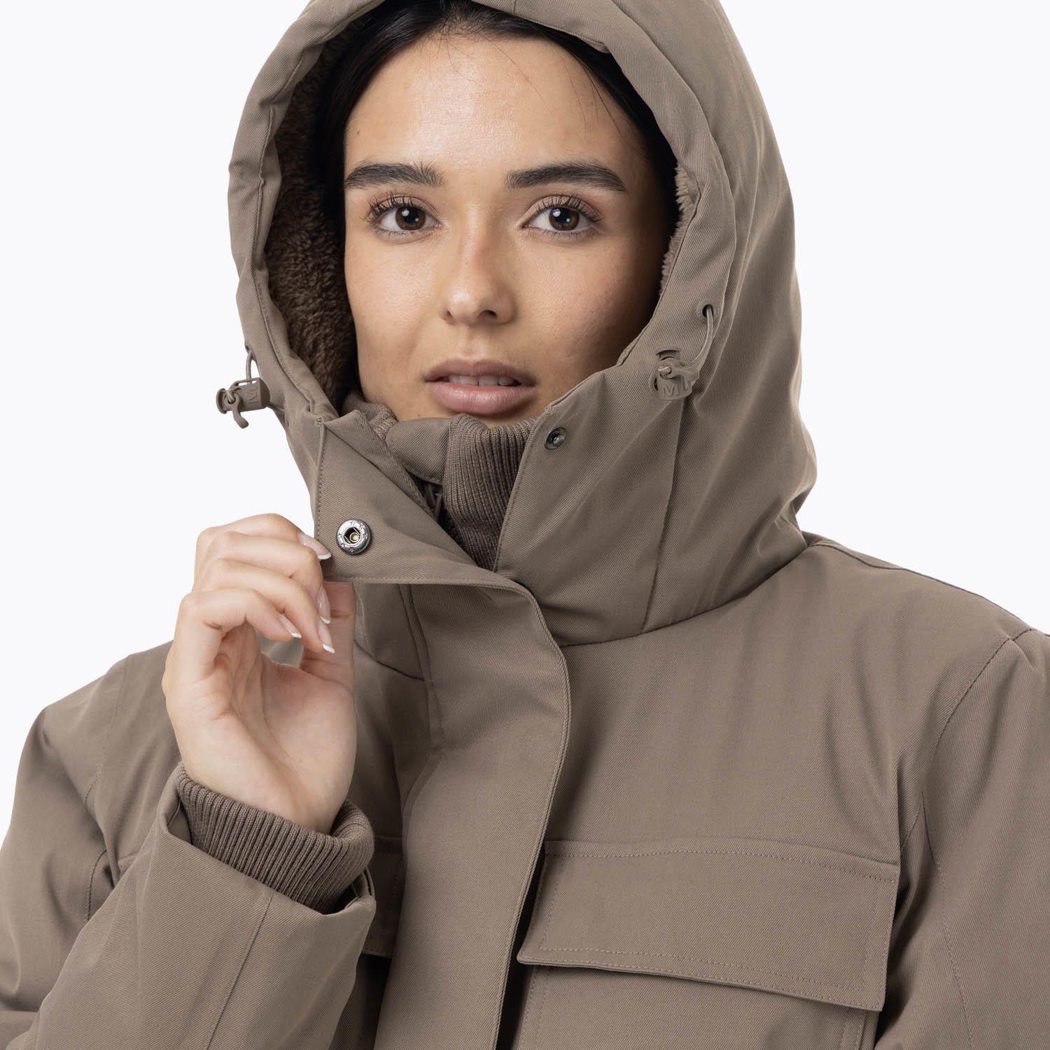 Parka Mujer Long Café-5