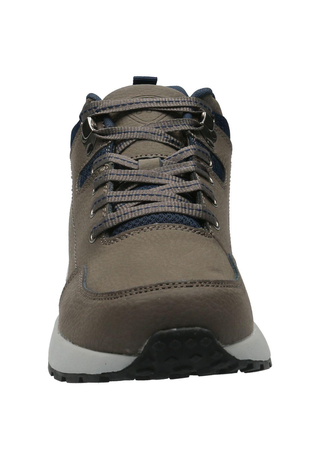 Zapatilla Cuero Hombre Astro Gris-2