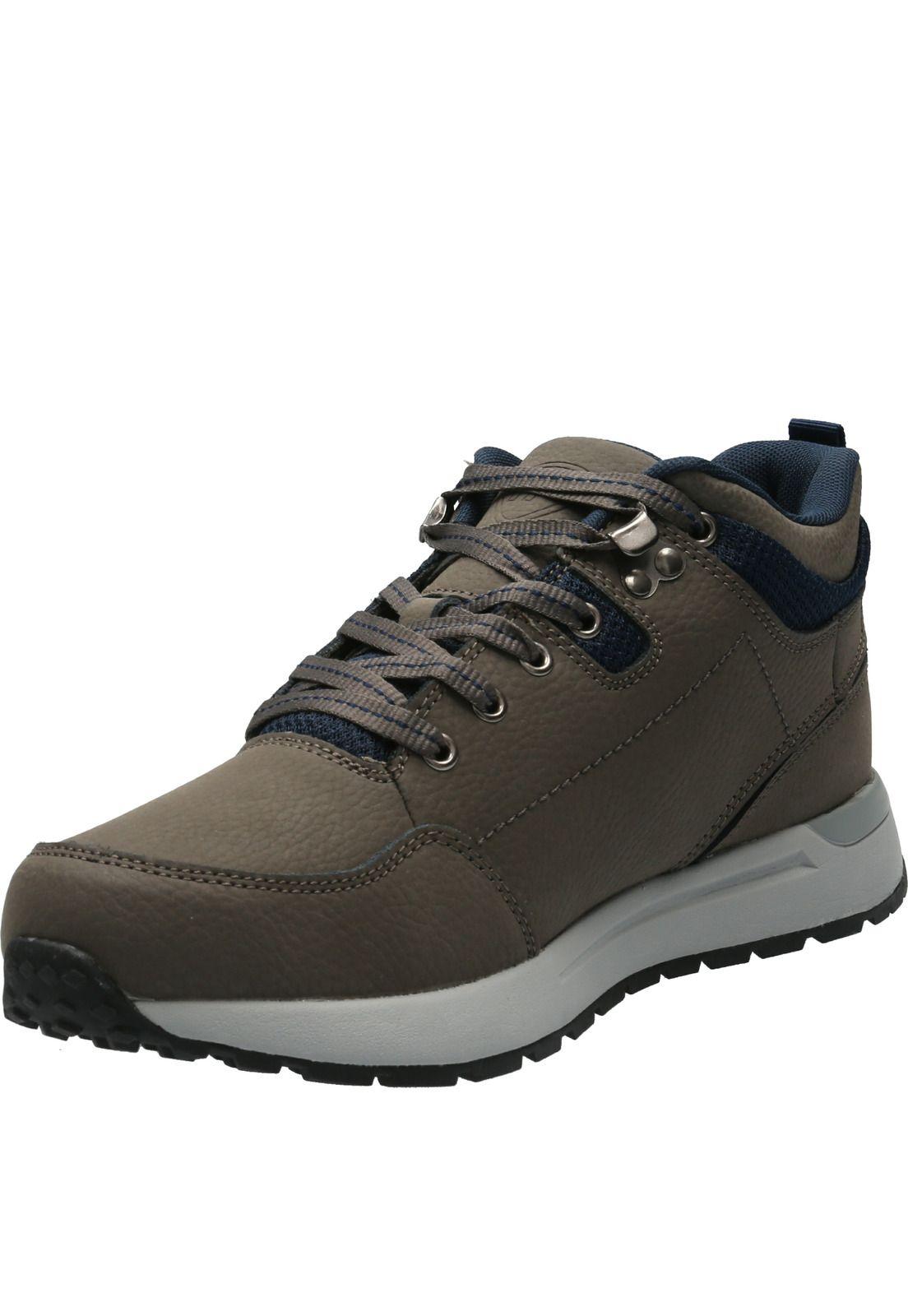 Zapatilla Cuero Hombre Astro Gris-3