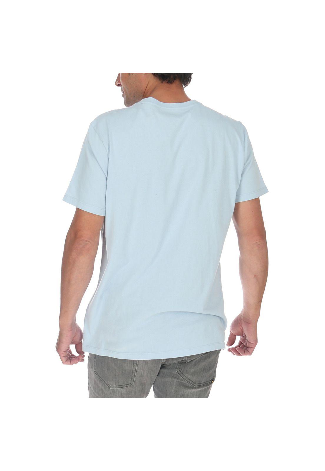 Polera M/C Hombre Clockhands Tee Celeste-2