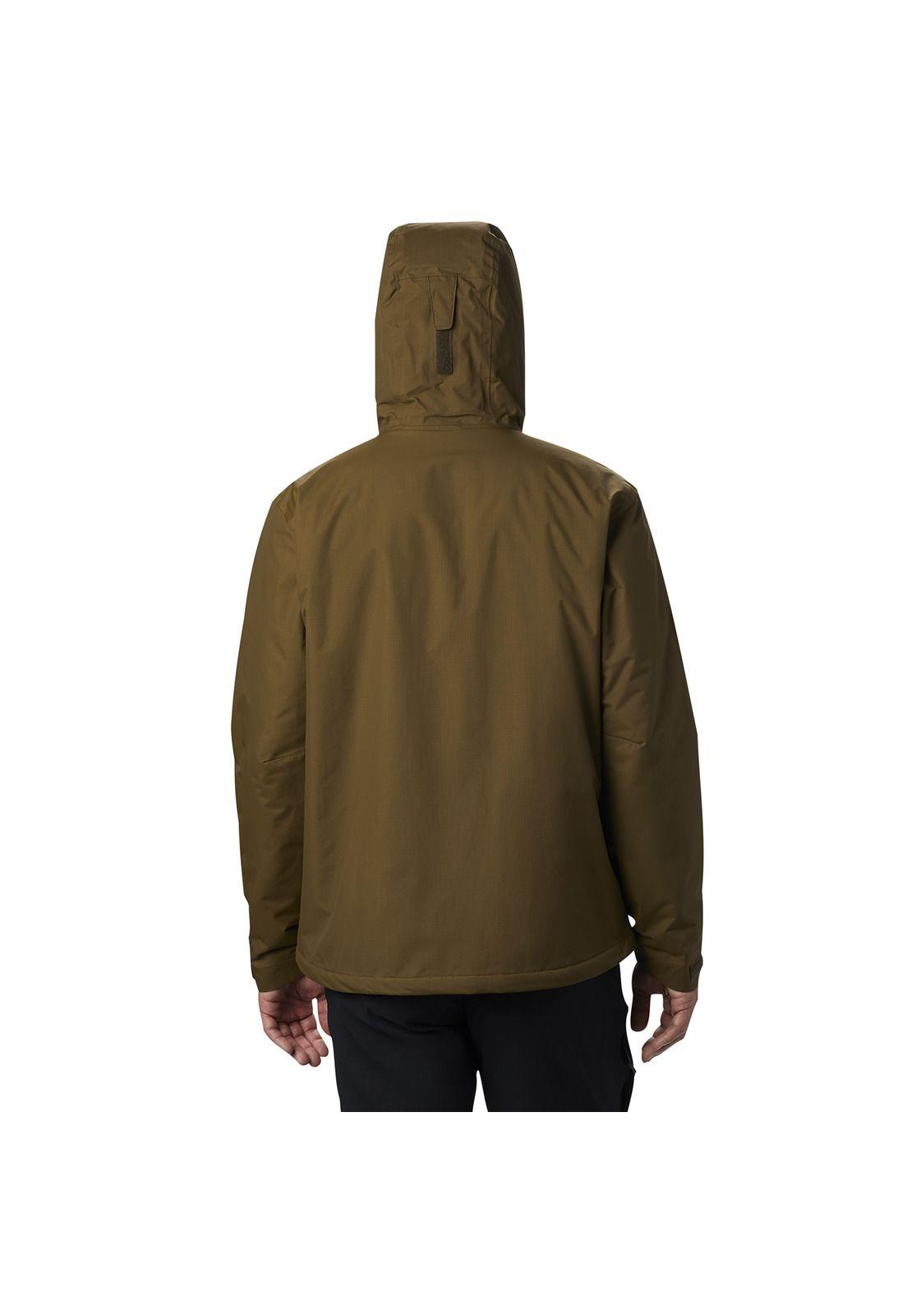Parka Hombre Top Pine Insulated Nylon Verde-1
