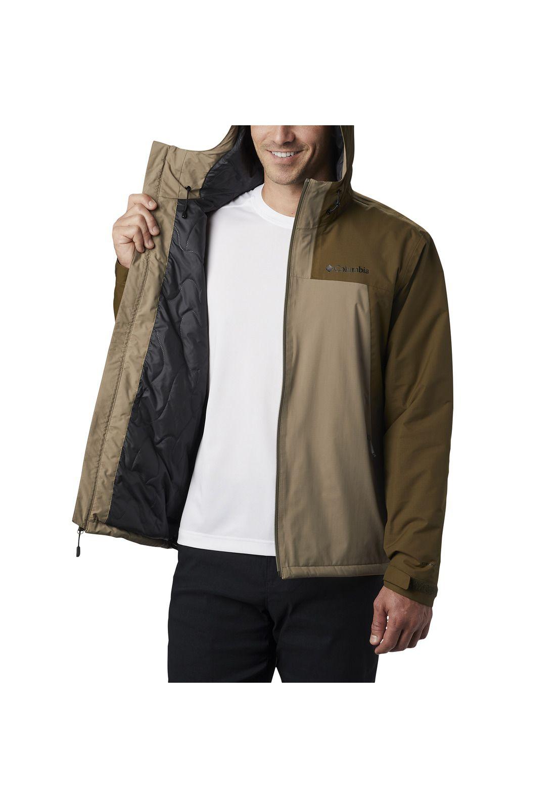 Parka Hombre Top Pine Insulated Nylon Verde-2