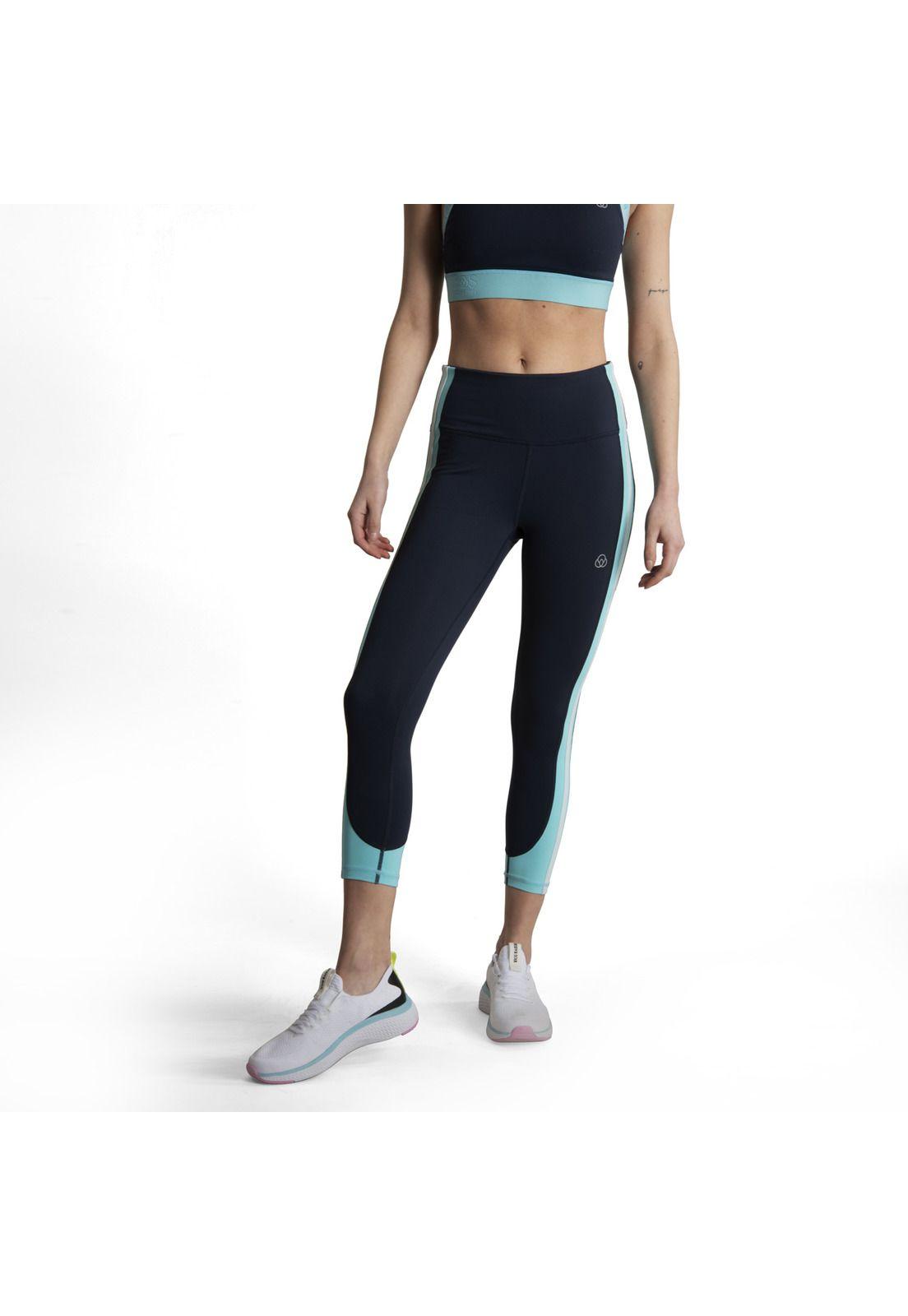 Calza Striped Side Ankle l Azul-0