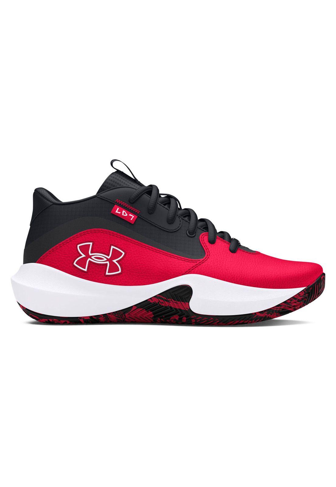 Zapatillas Bsketball Lockdown 7 niño Rojo-0
