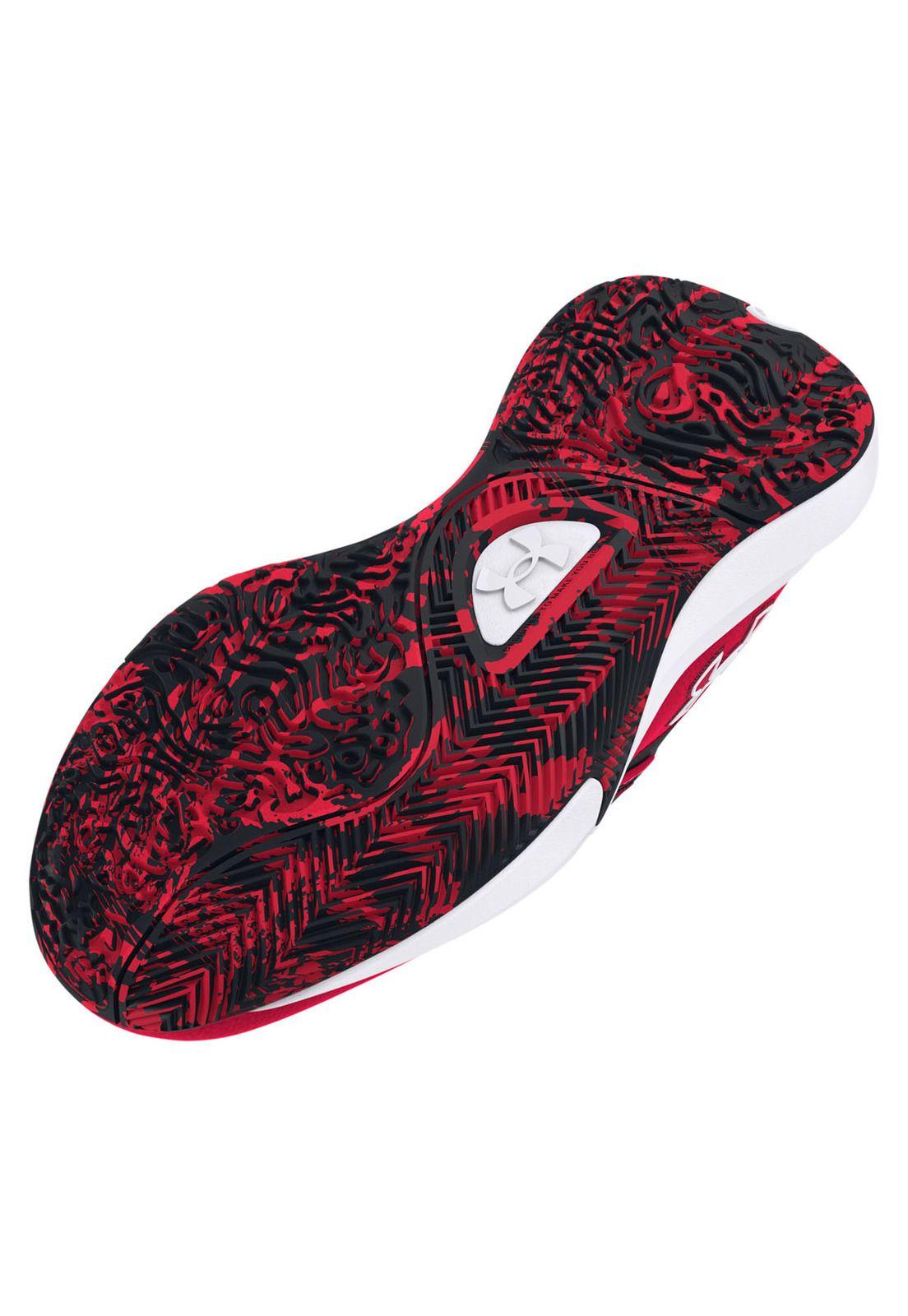Zapatillas Bsketball Lockdown 7 niño Rojo-3
