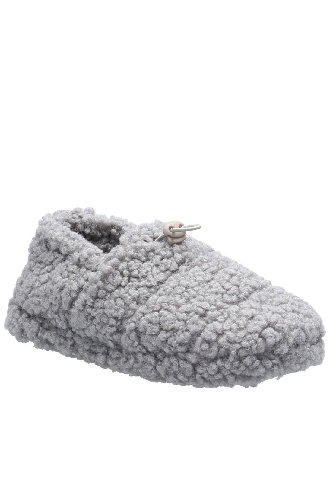 Pantufla Mujer Torino Gris-0