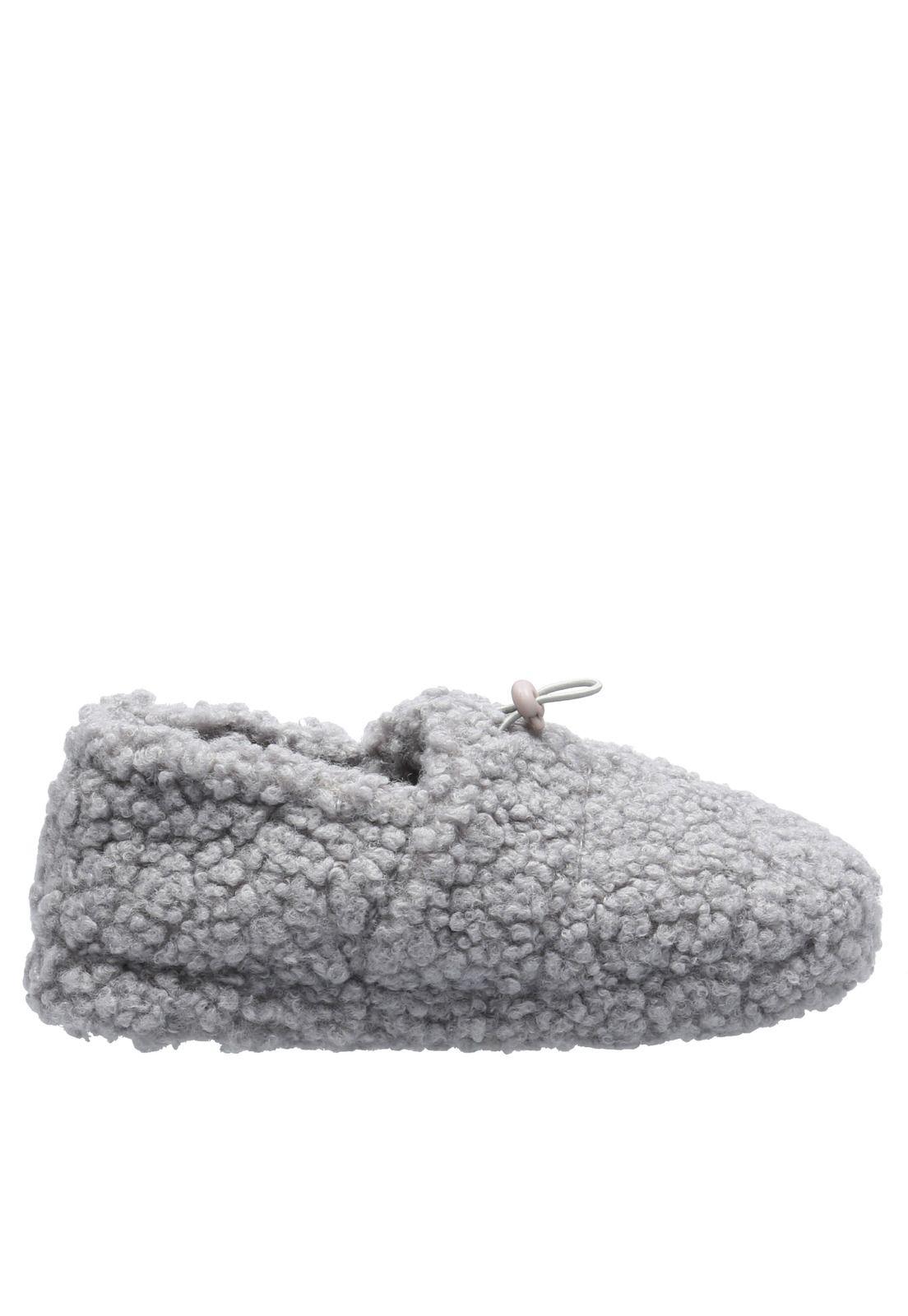 Pantufla Mujer Torino Gris-1