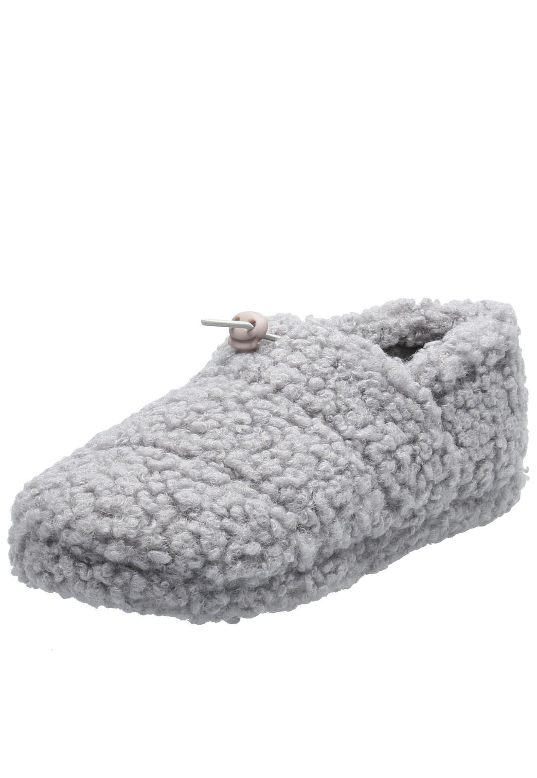 Pantufla Mujer Torino Gris-4