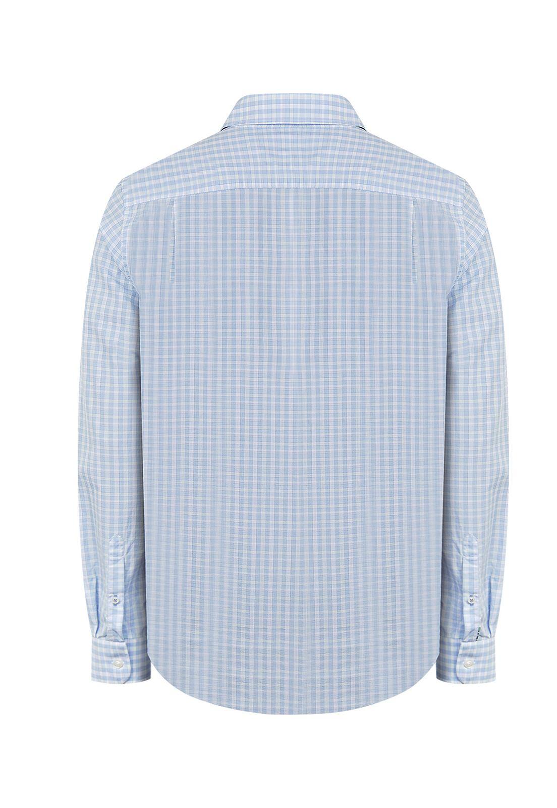 Camisa Algodón Orgánico Celeste Lighter Hombre -1