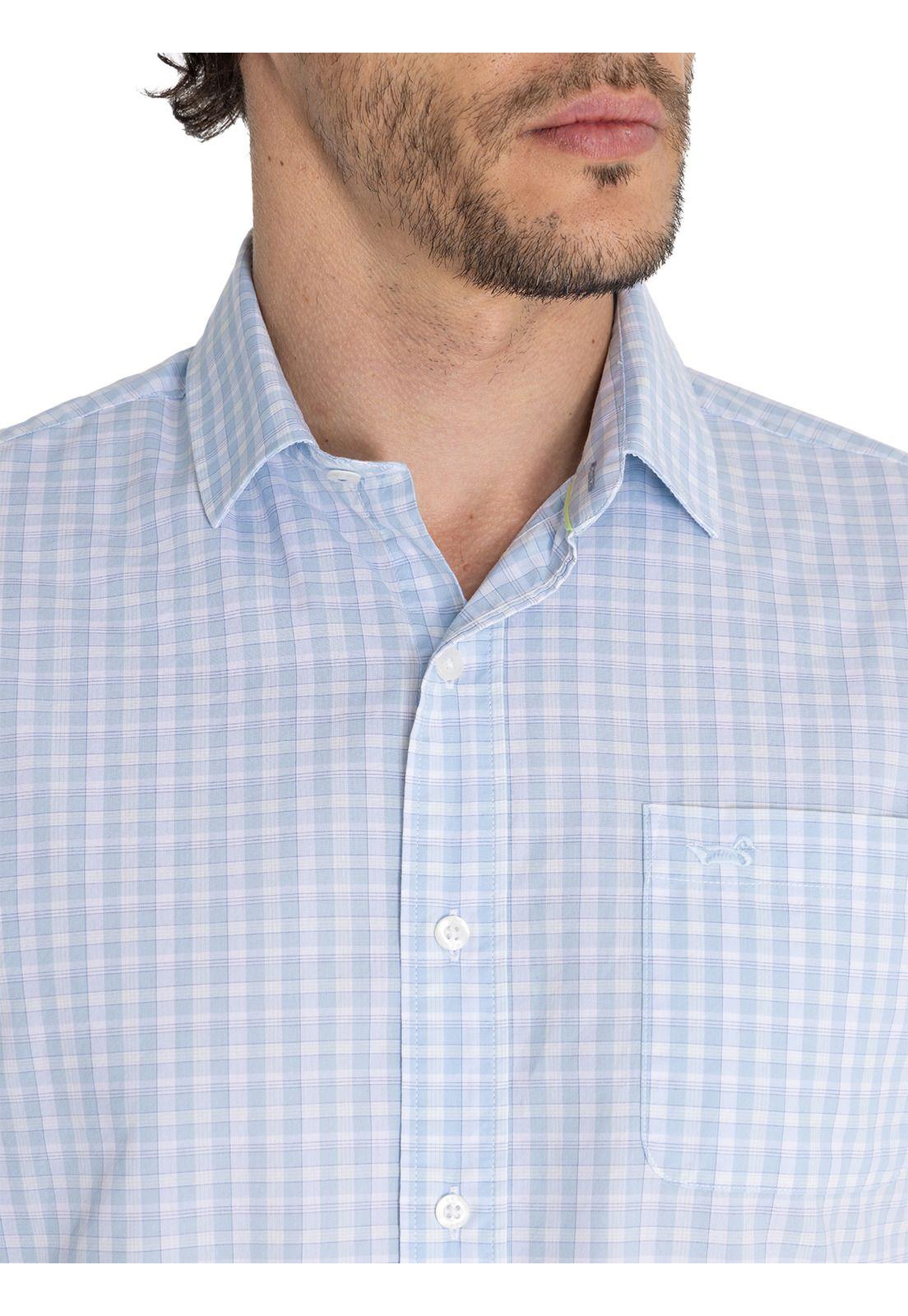 Camisa Algodón Orgánico Celeste Lighter Hombre -6