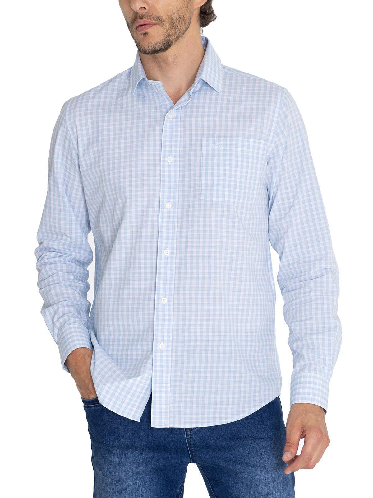Camisa Algodón Orgánico Celeste Lighter Hombre -4