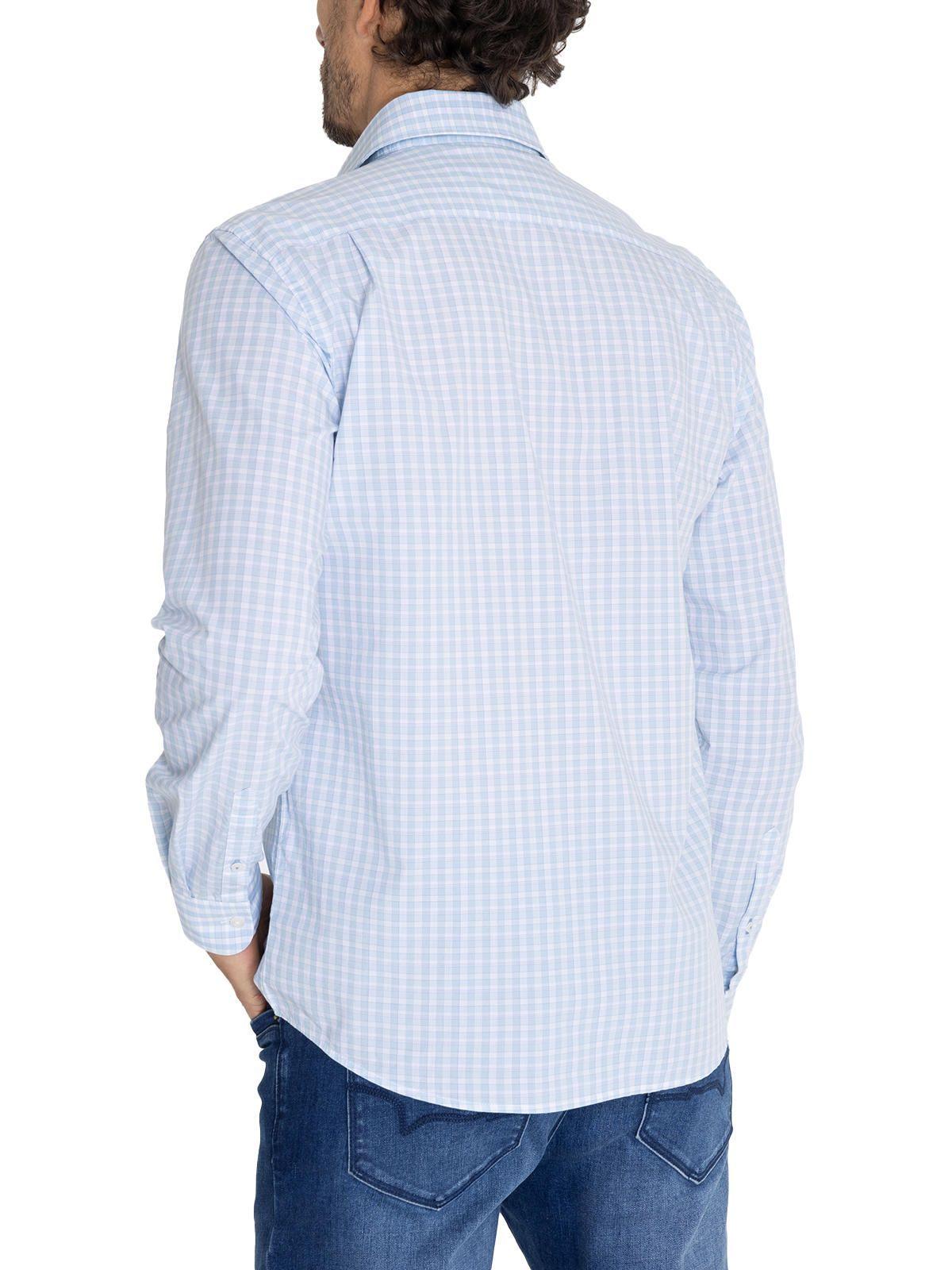 Camisa Algodón Orgánico Celeste Lighter Hombre -5