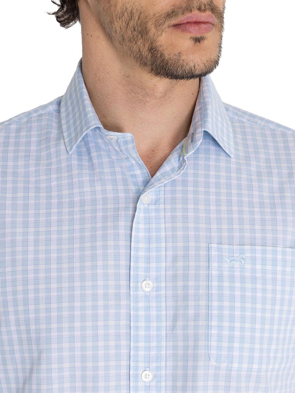 Camisa Algodón Orgánico Celeste Lighter Hombre -6