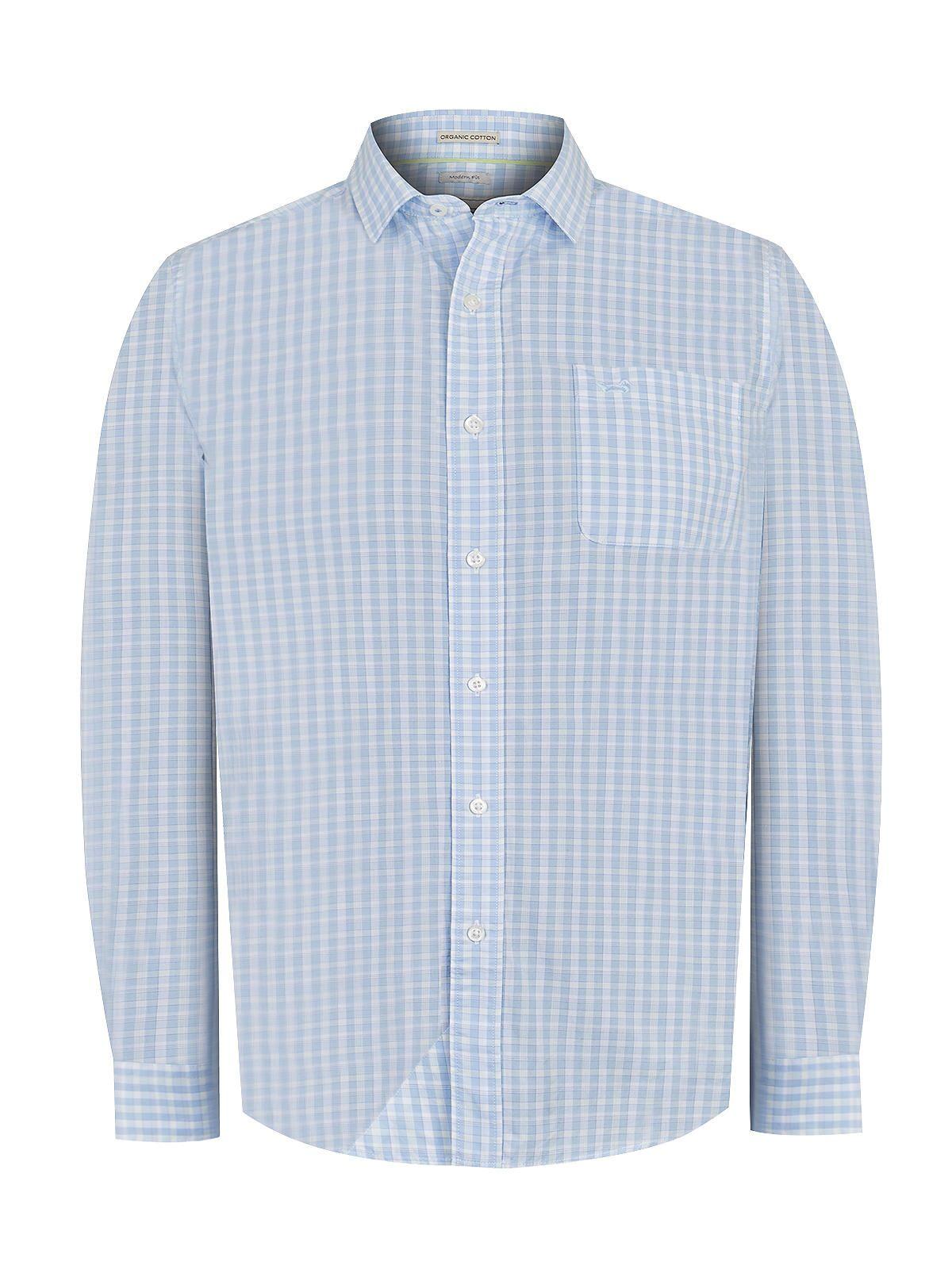 Camisa Algodón Orgánico Celeste Lighter Hombre -0