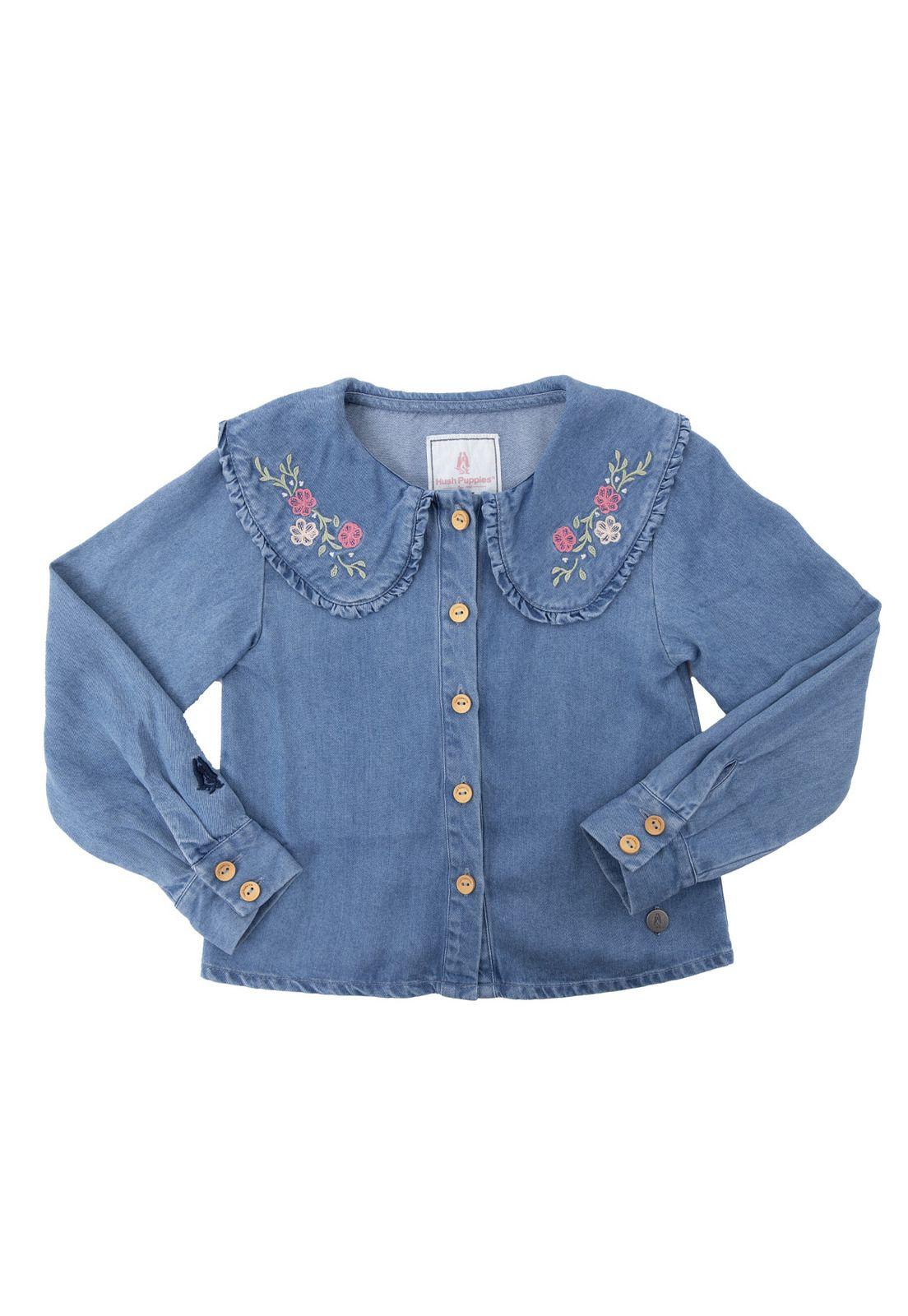 Blusa Manga Larga Matilda Niña Azul-0