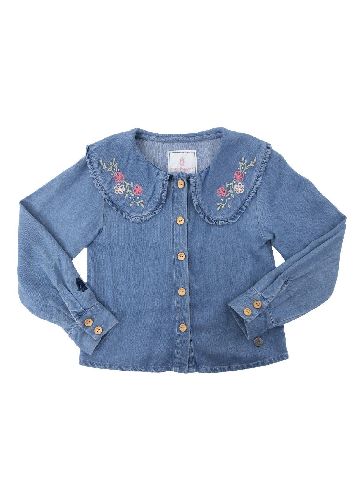 Blusa Manga Larga Matilda Niña Azul-0