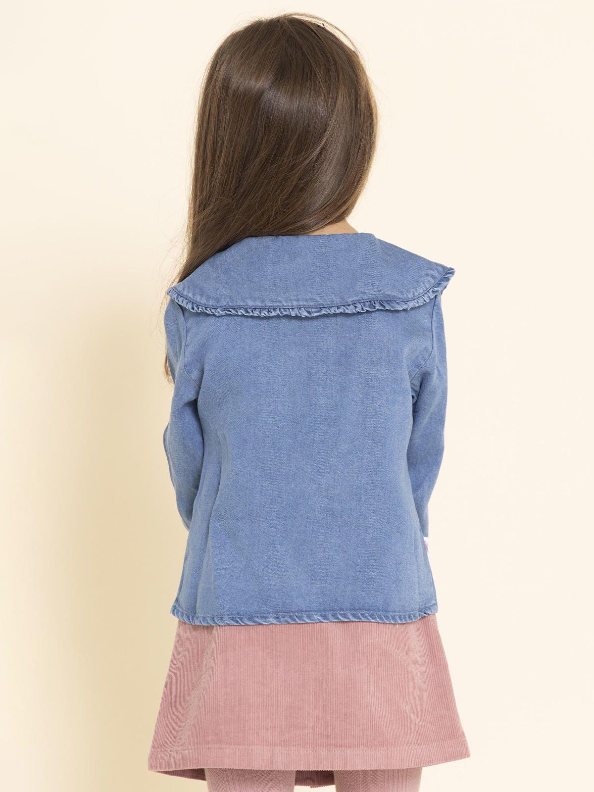 Blusa Manga Larga Matilda Niña Azul-4