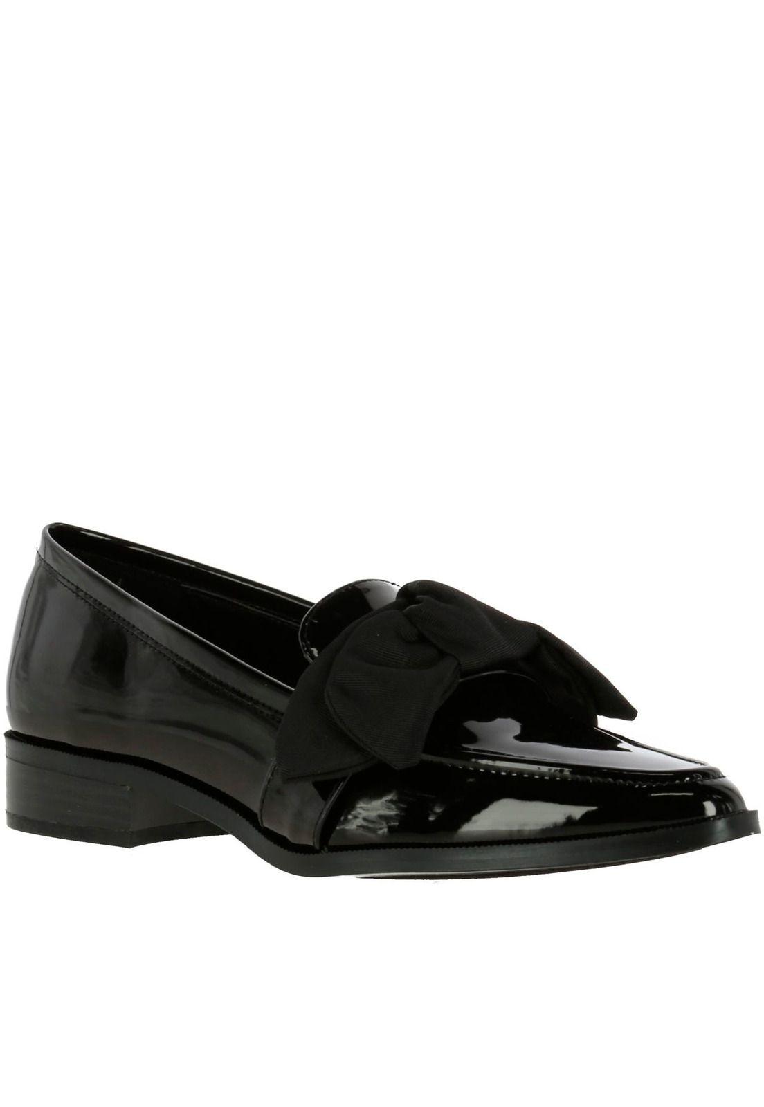 Mocasin Weeping Negro Mujer-0