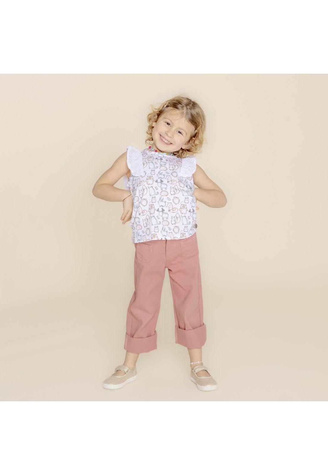 Polera Niña Buddies (1-3) Blanco-1