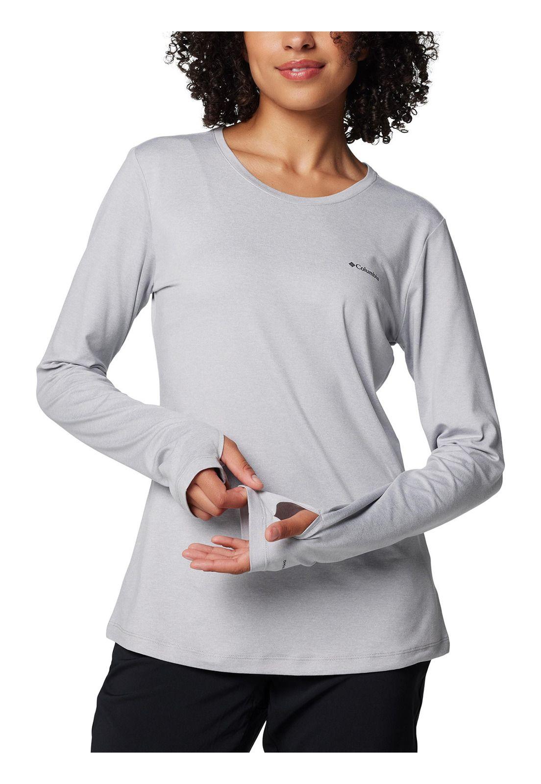 Polera Manga Larga Mujer Sloan Ridge Gris-4