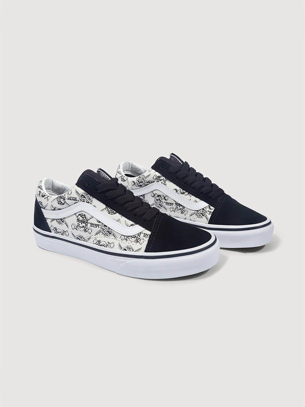 Zapatilla Junior (8 a 14 años) Old Skool Negro-1