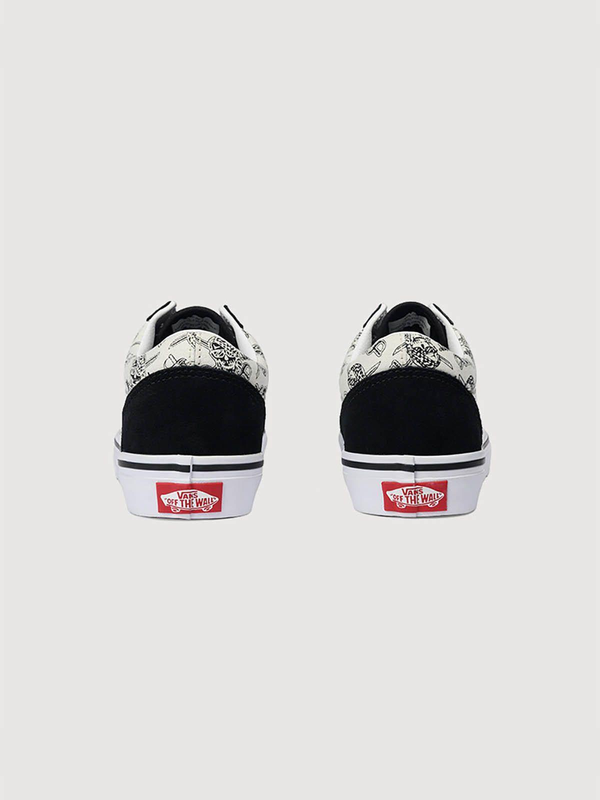 Zapatilla Junior (8 a 14 años) Old Skool Negro-3