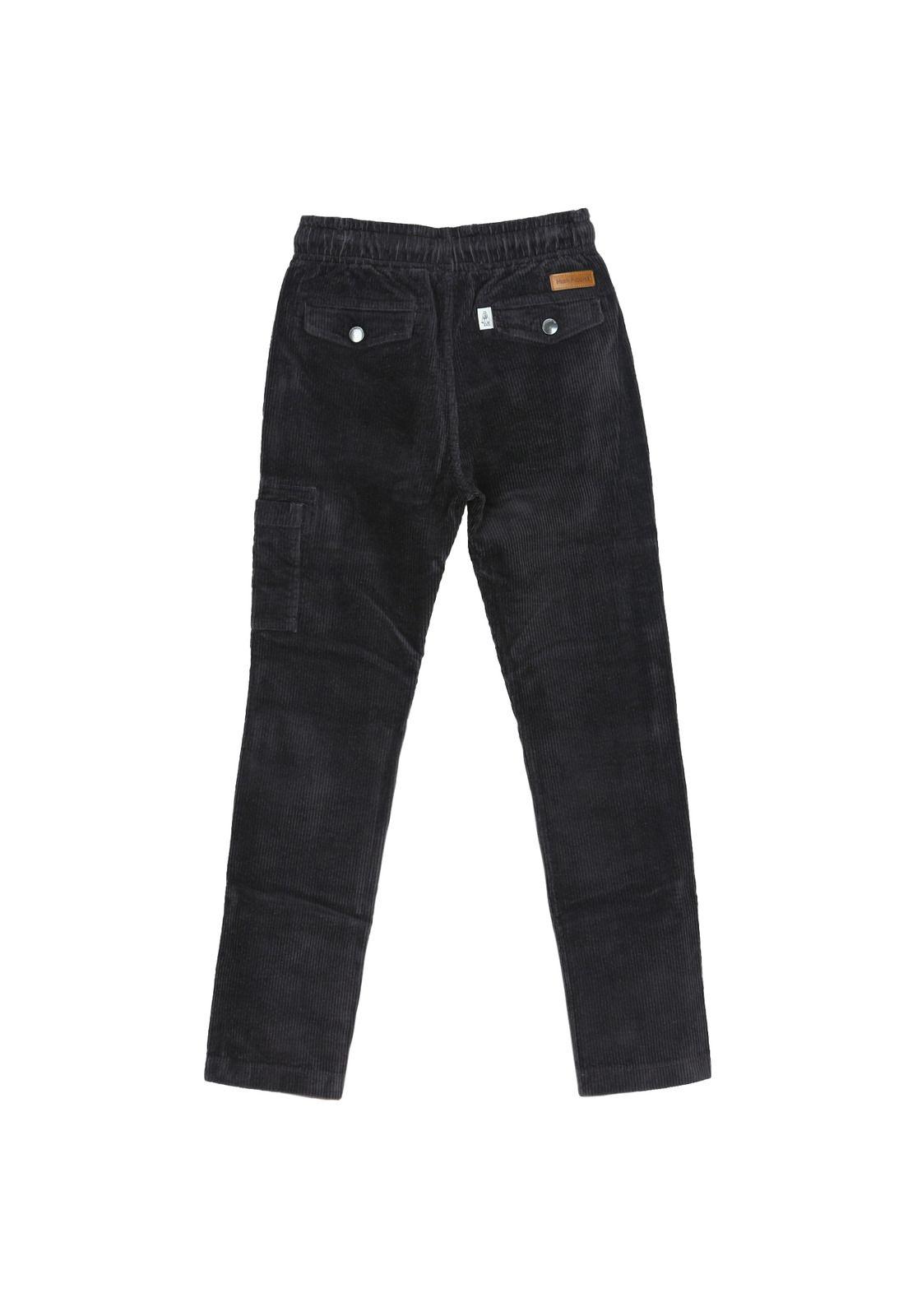 Pantalón Niño Castaño Gris-1