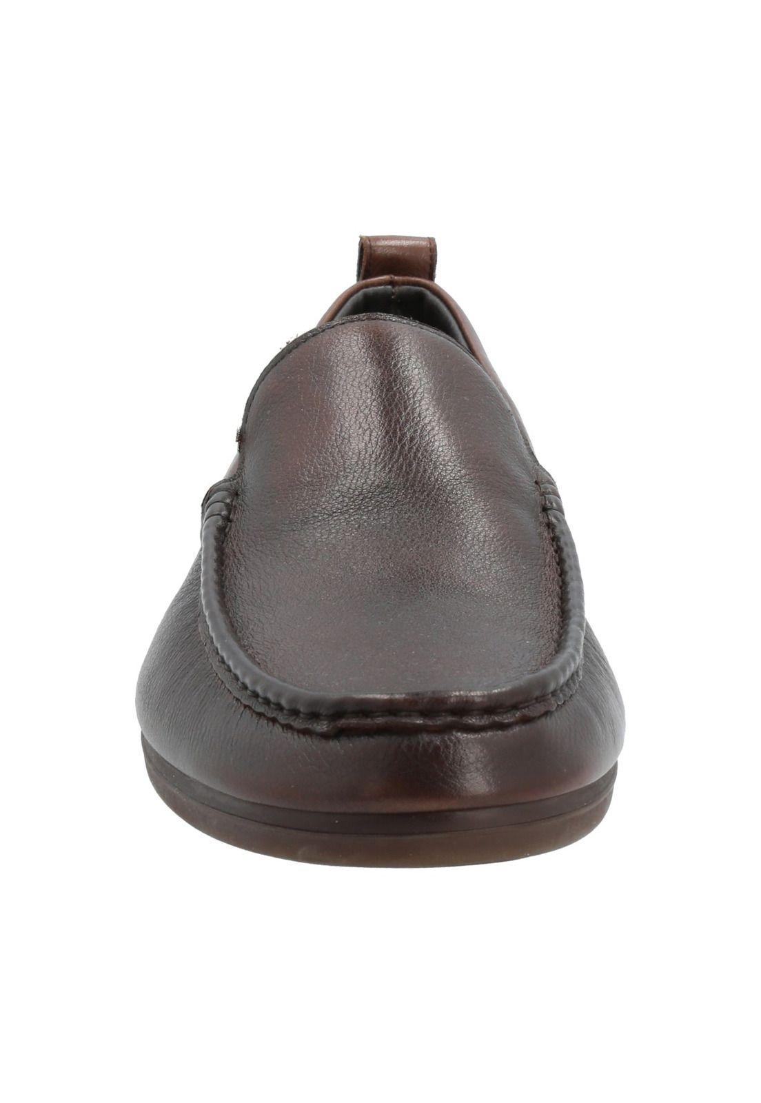 Mocasín Cuero Hombre Caiti Café-3