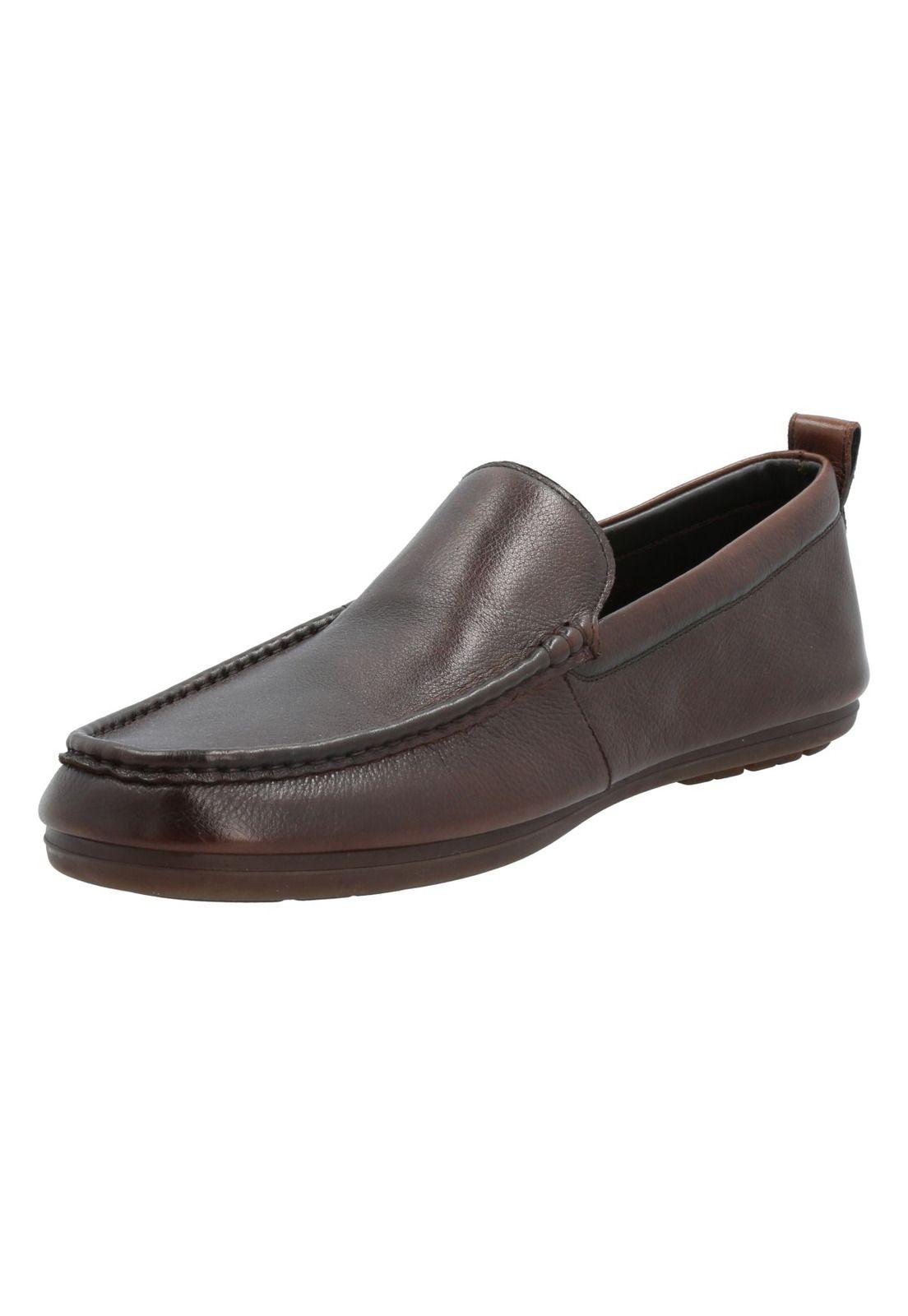 Mocasín Cuero Hombre Caiti Café-4
