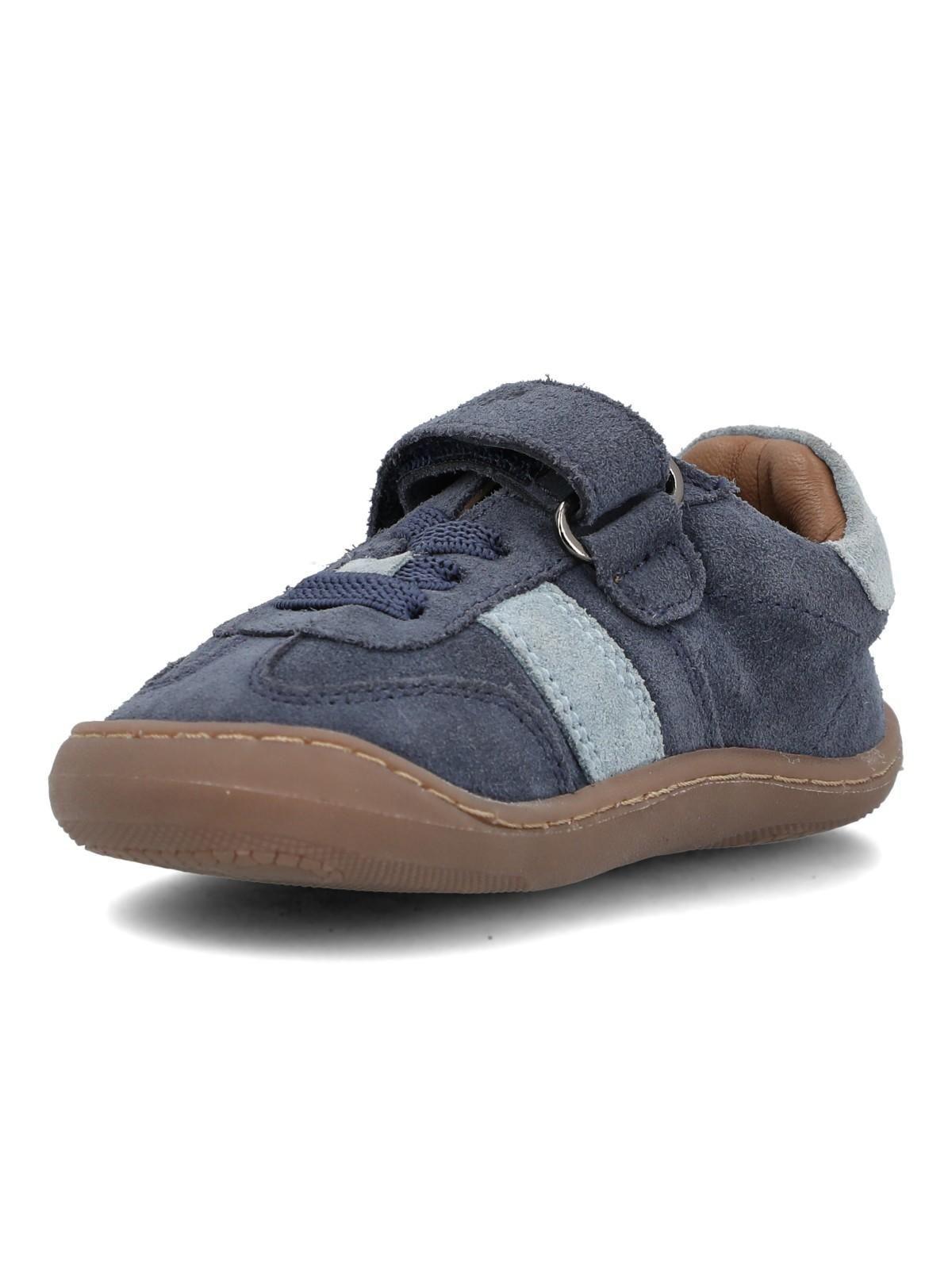 Zapatilla Cuero Niño Zake Azul-5