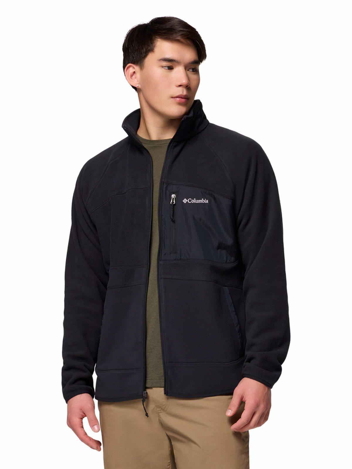 Polar Hombre Fast Trek Overlay Full Zip Negro-1