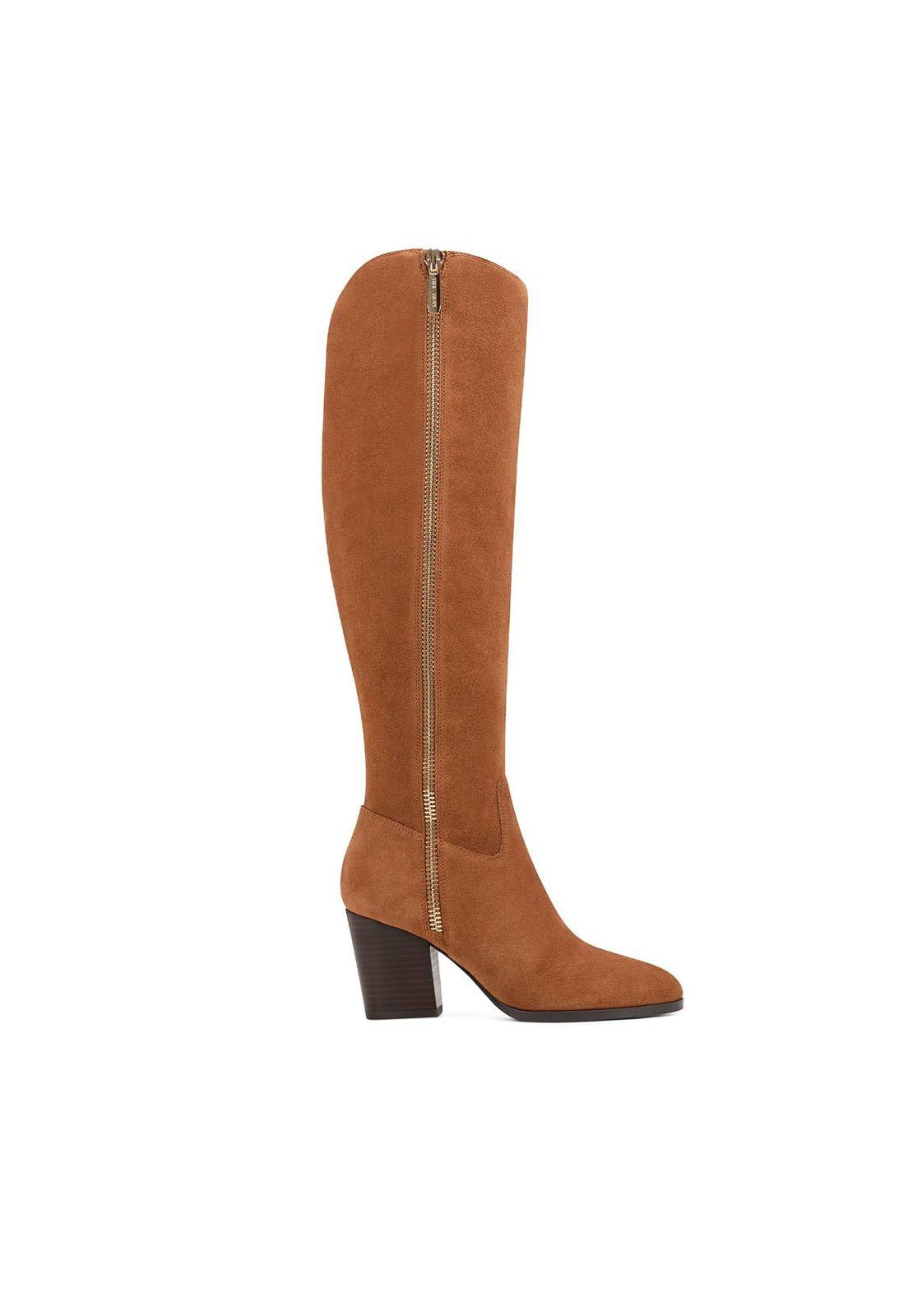Bota Gamuza Natty Beige Mujer-1