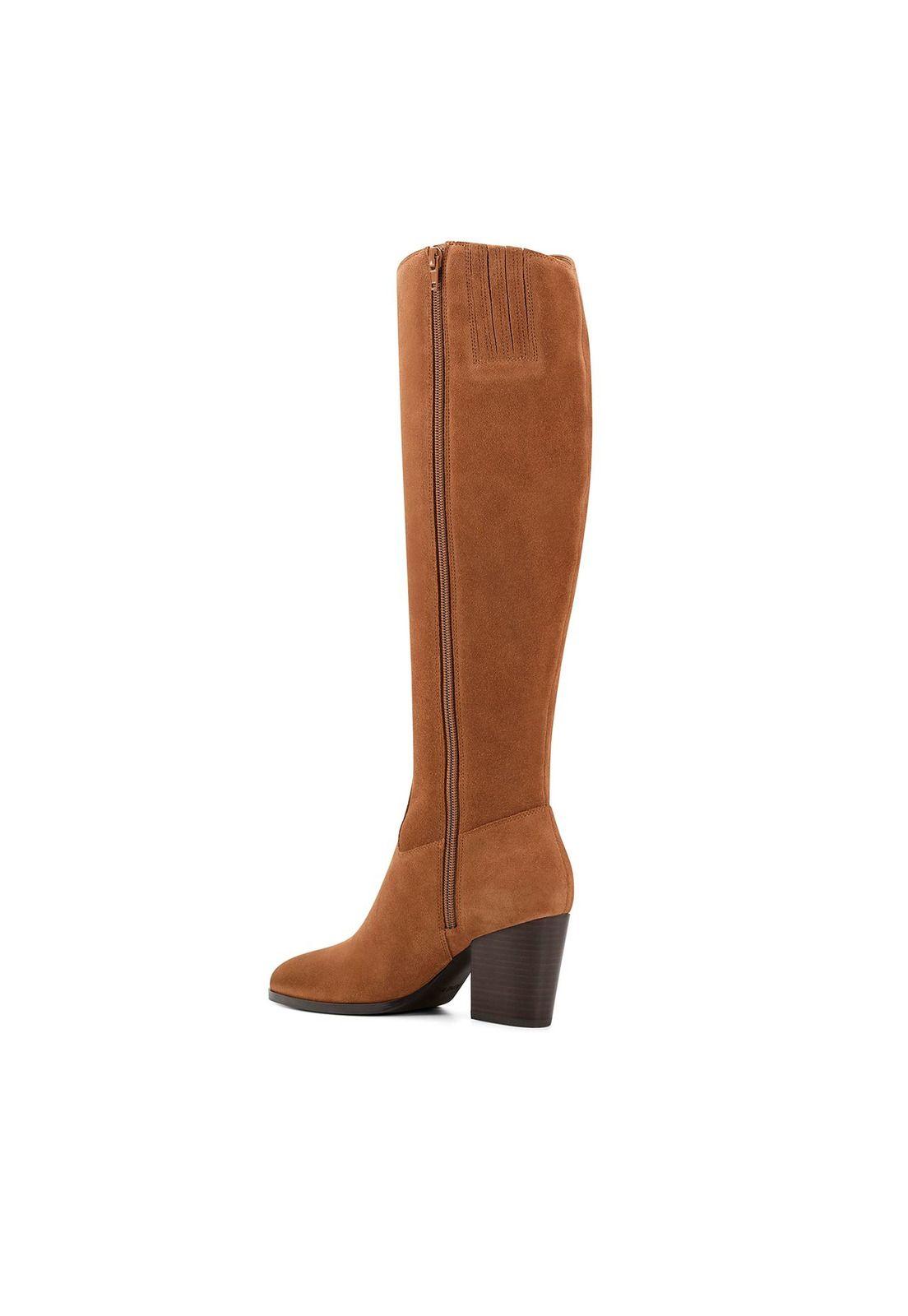 Bota Gamuza Natty Beige Mujer-3