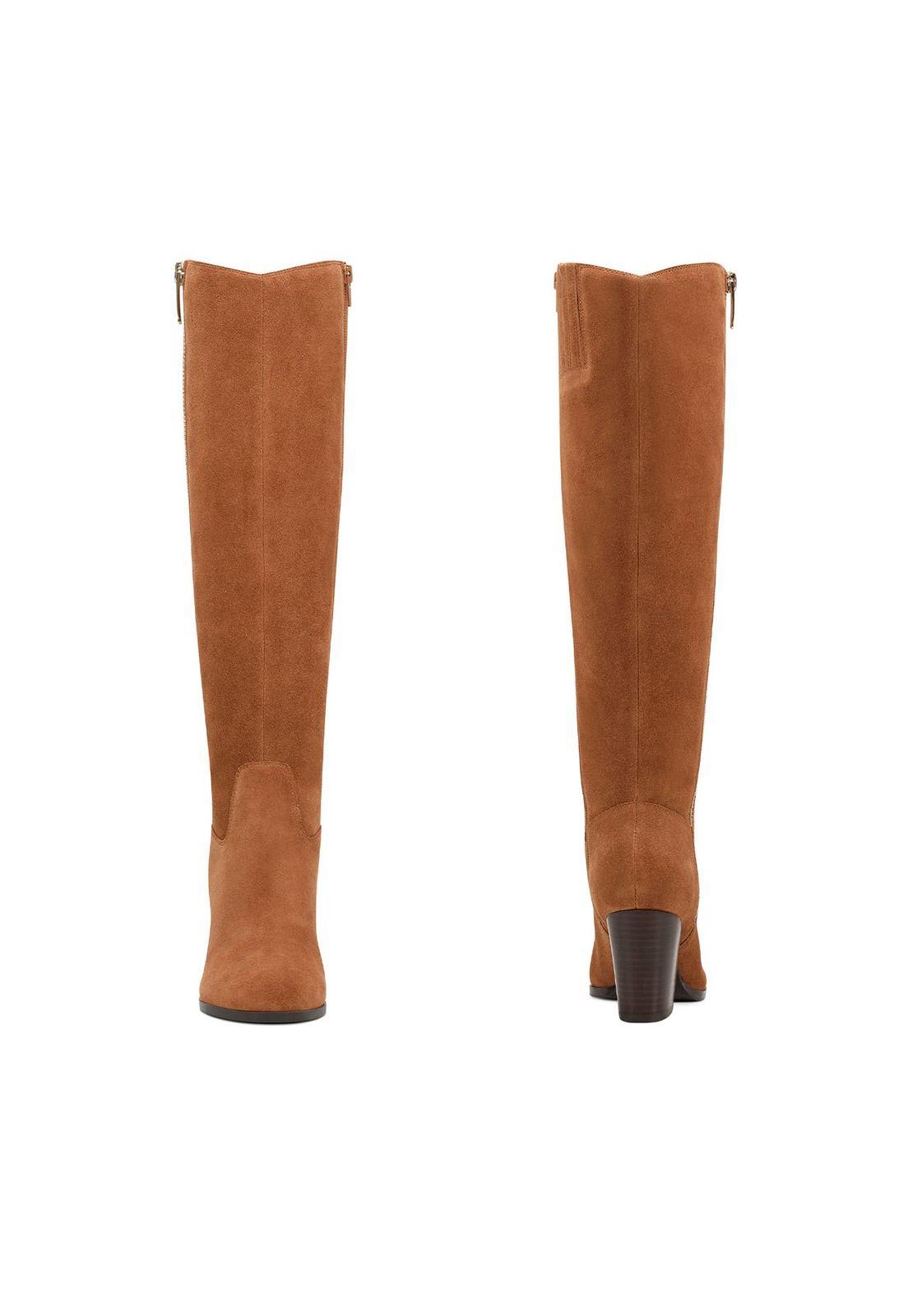 Bota Gamuza Natty Beige Mujer-4