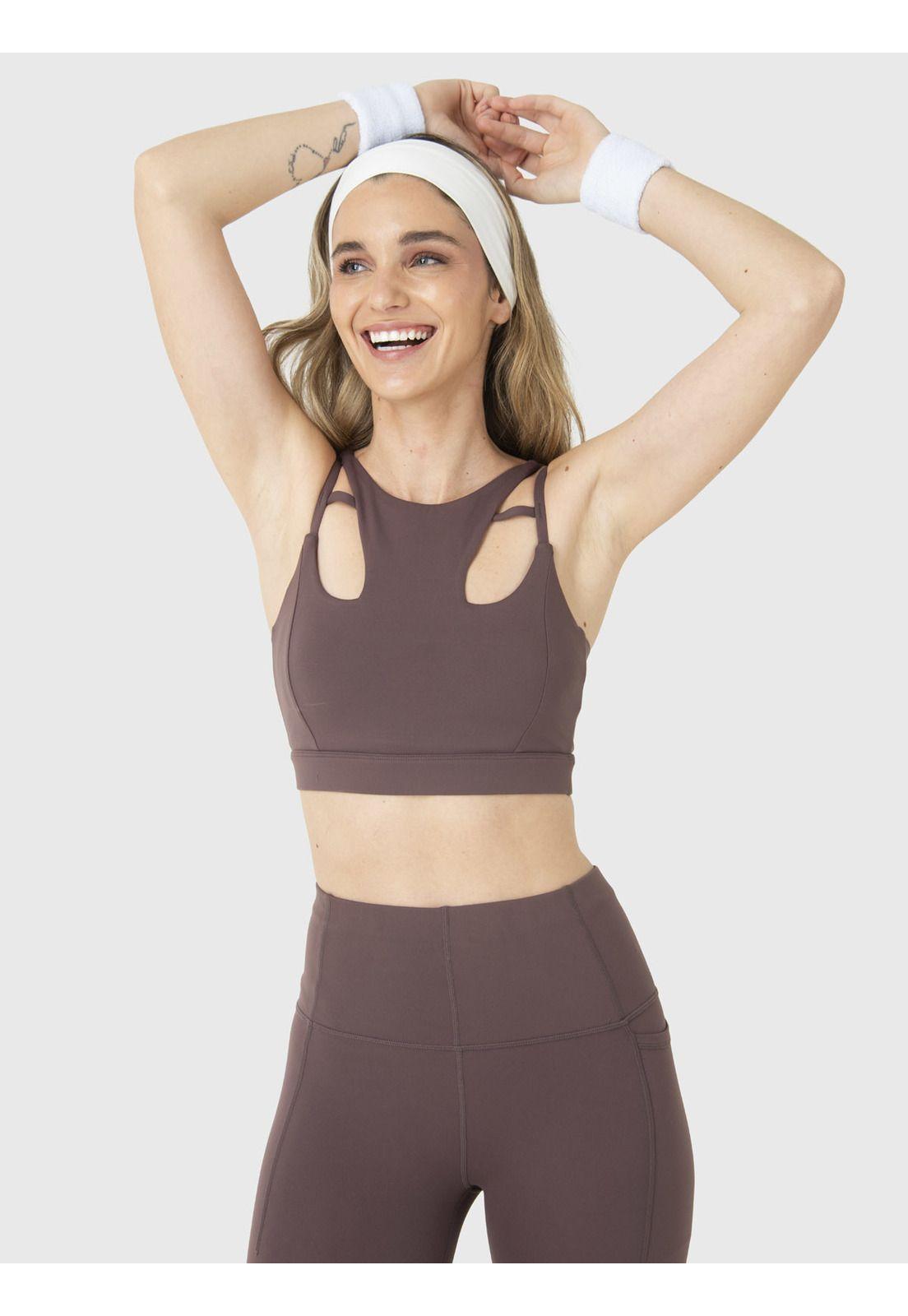 Peto Deportivo Mujer Gloria Café-1