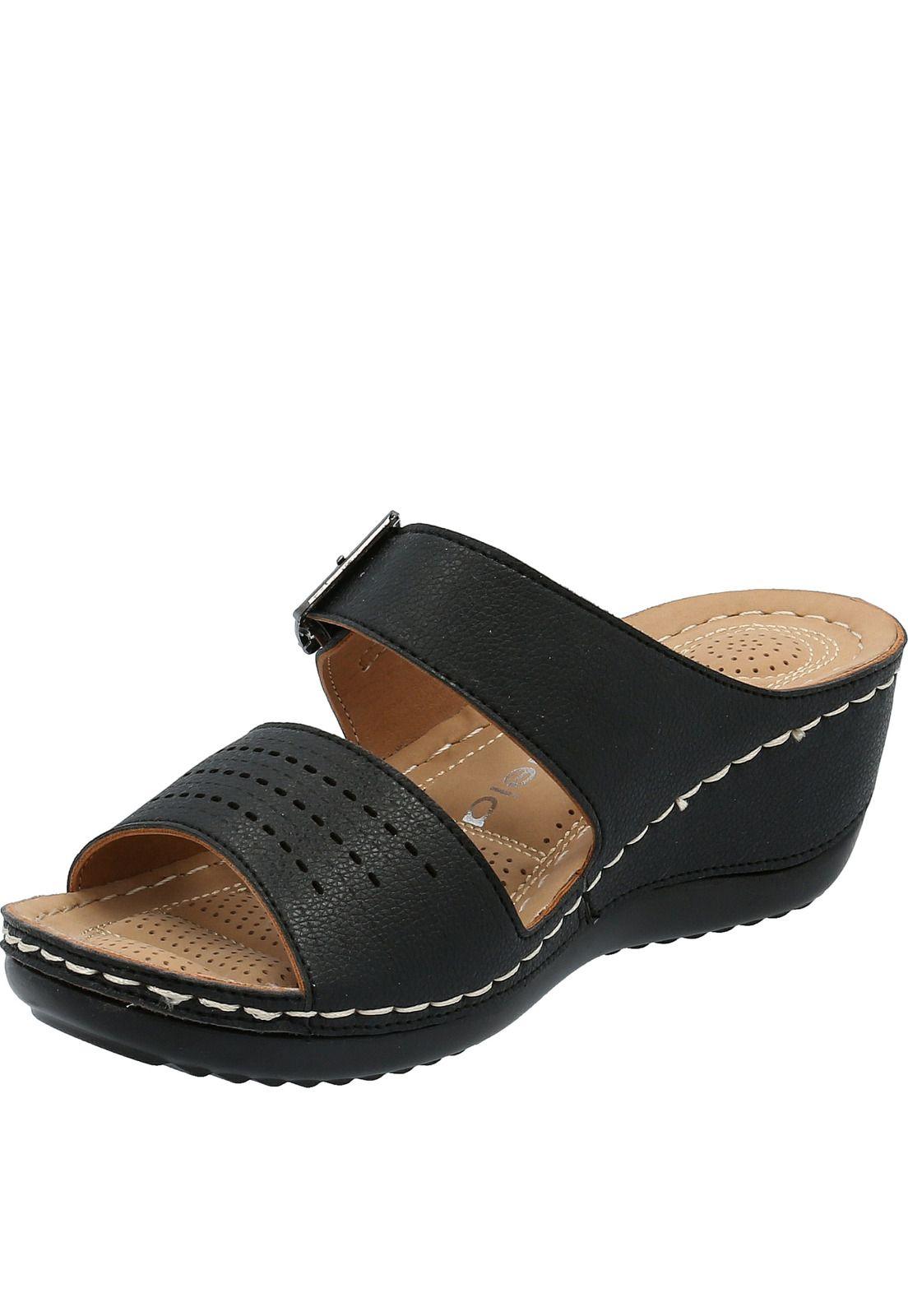 Sandalia Mujer Karman Negro-3