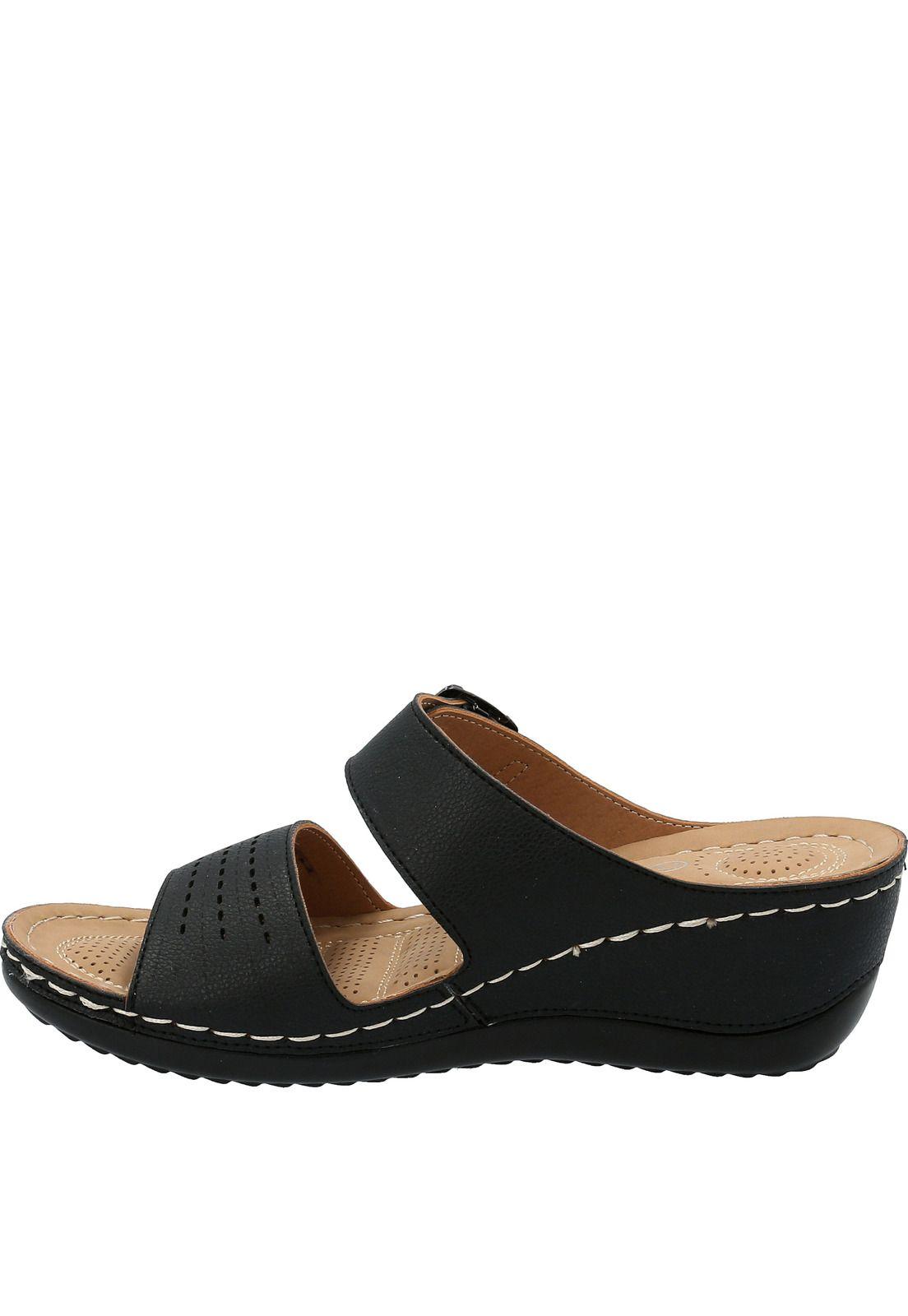 Sandalia Mujer Karman Negro-4