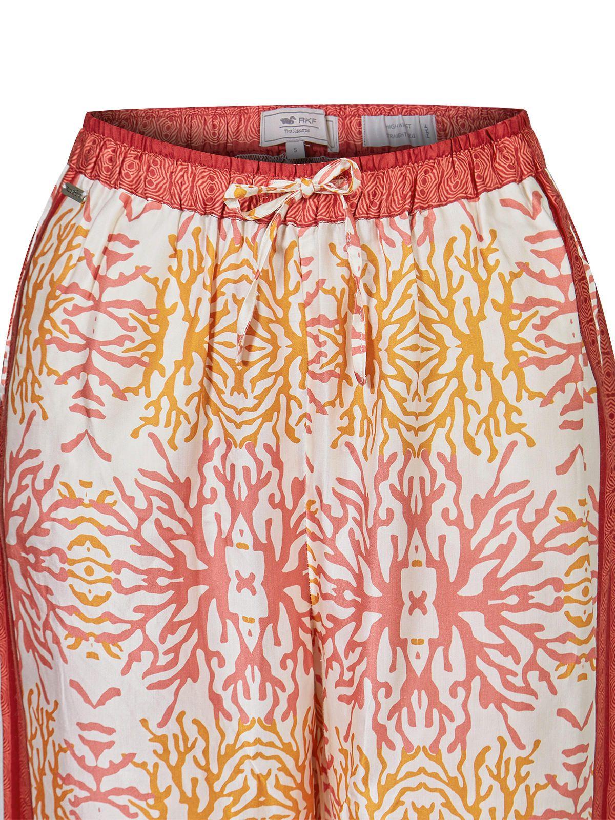 Pantalón Rayón Naranja Paloma Mujer -3