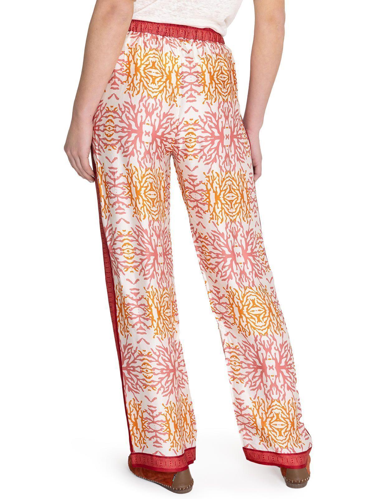 Pantalón Rayón Naranja Paloma Mujer -6