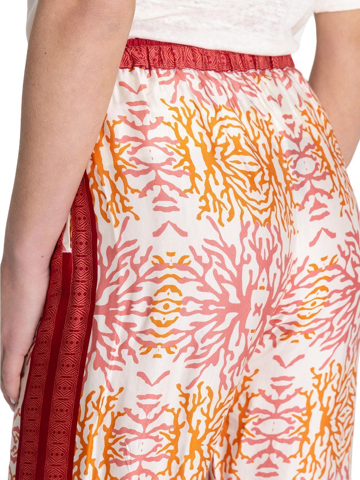 Pantalón Rayón Naranja Paloma Mujer -7