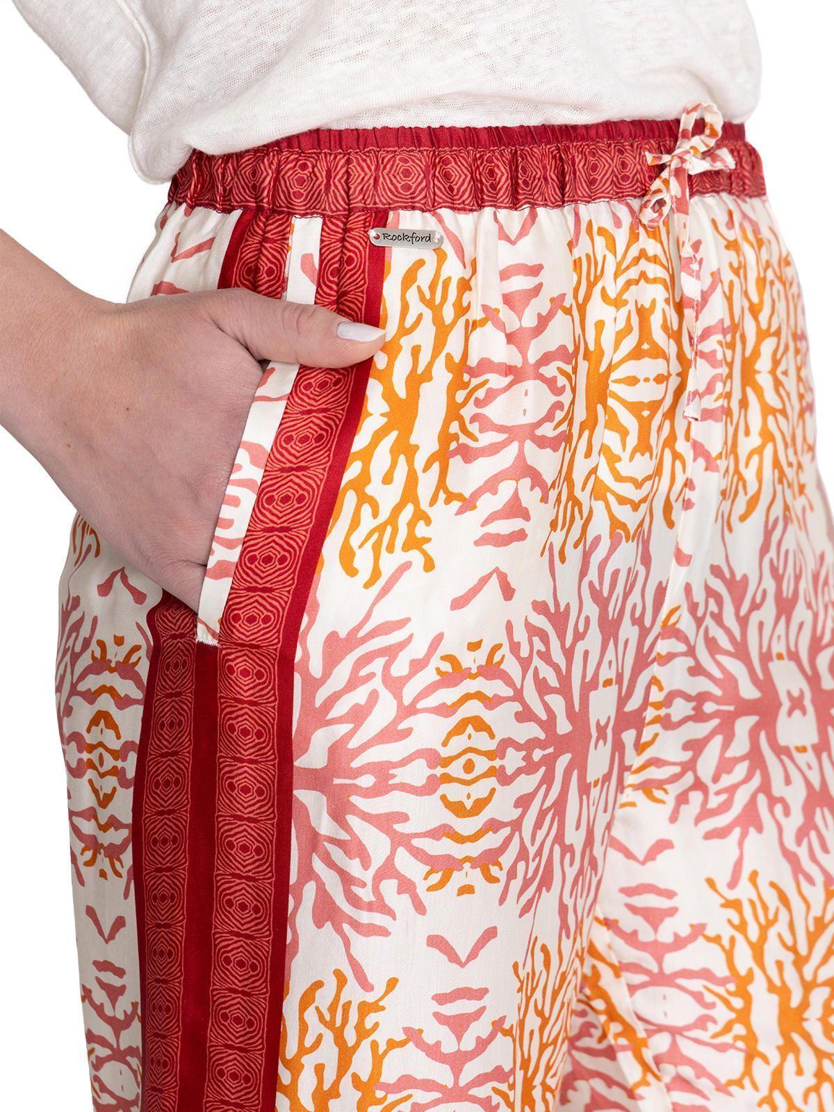 Pantalón Rayón Naranja Paloma Mujer -8