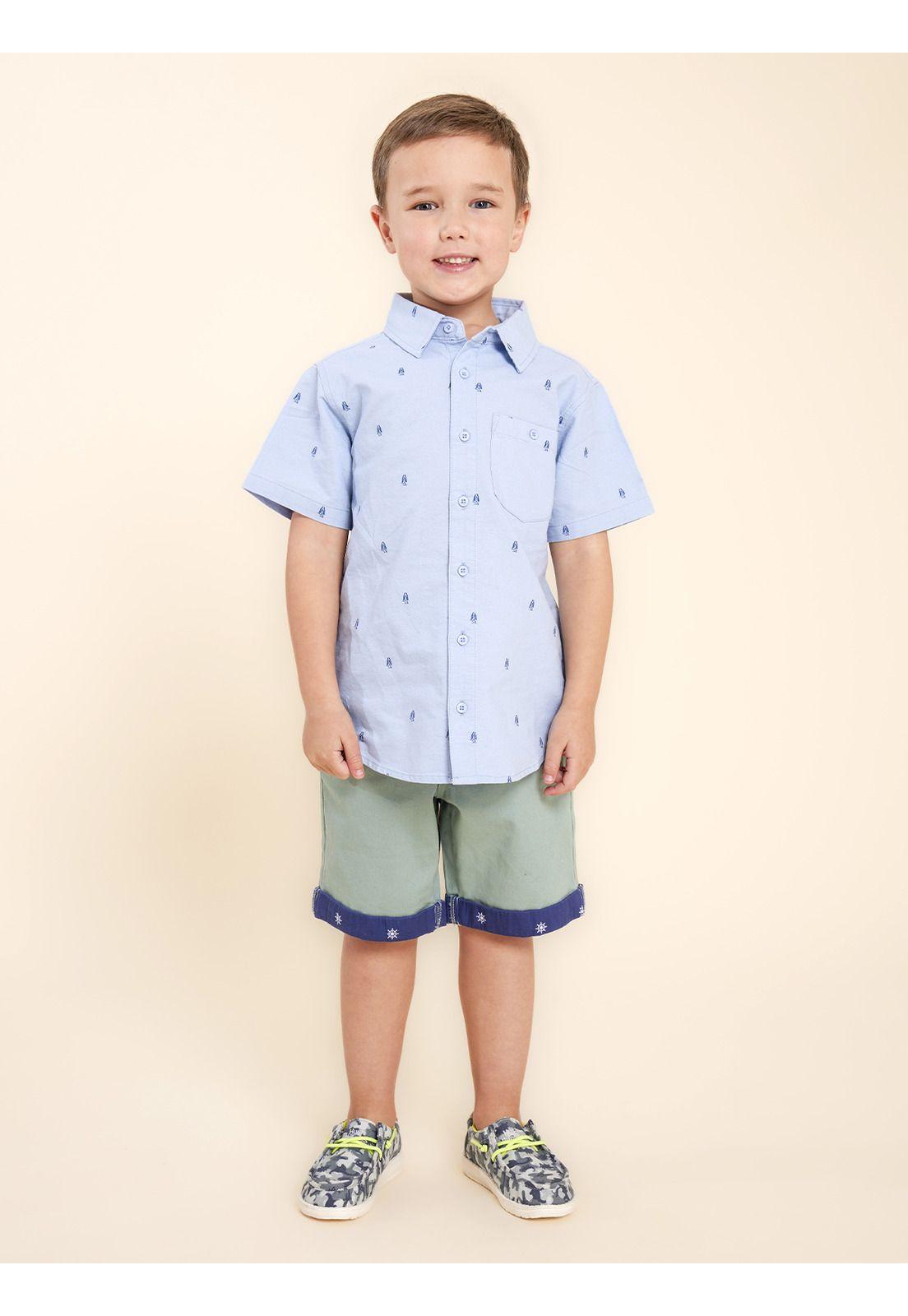 Camisa Niño Hush Celeste-1