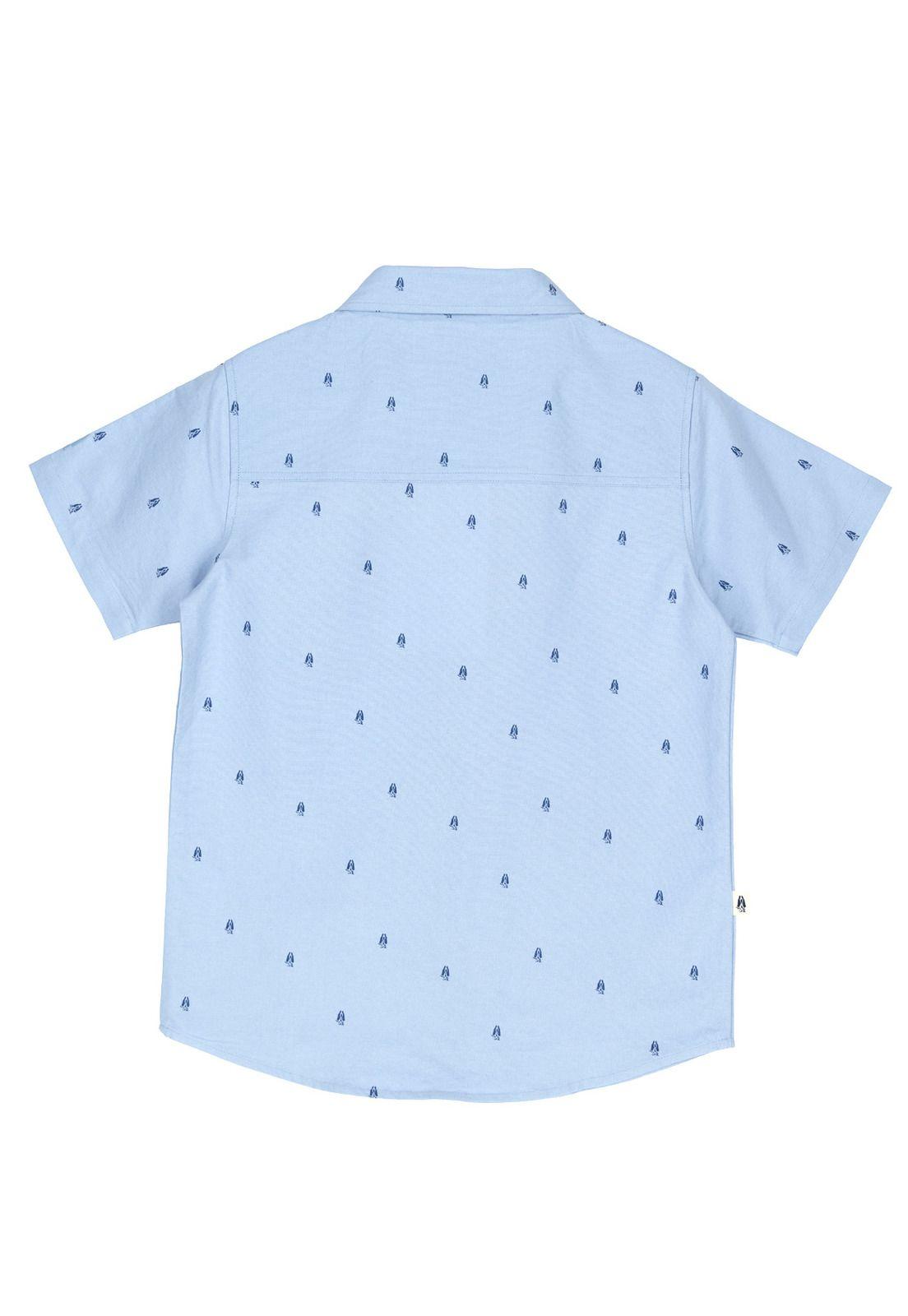 Camisa Niño Hush Celeste-5