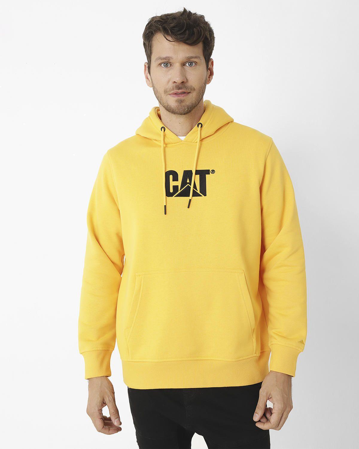 Polerón Fleece Logo Pull Amarillo Unisex-1