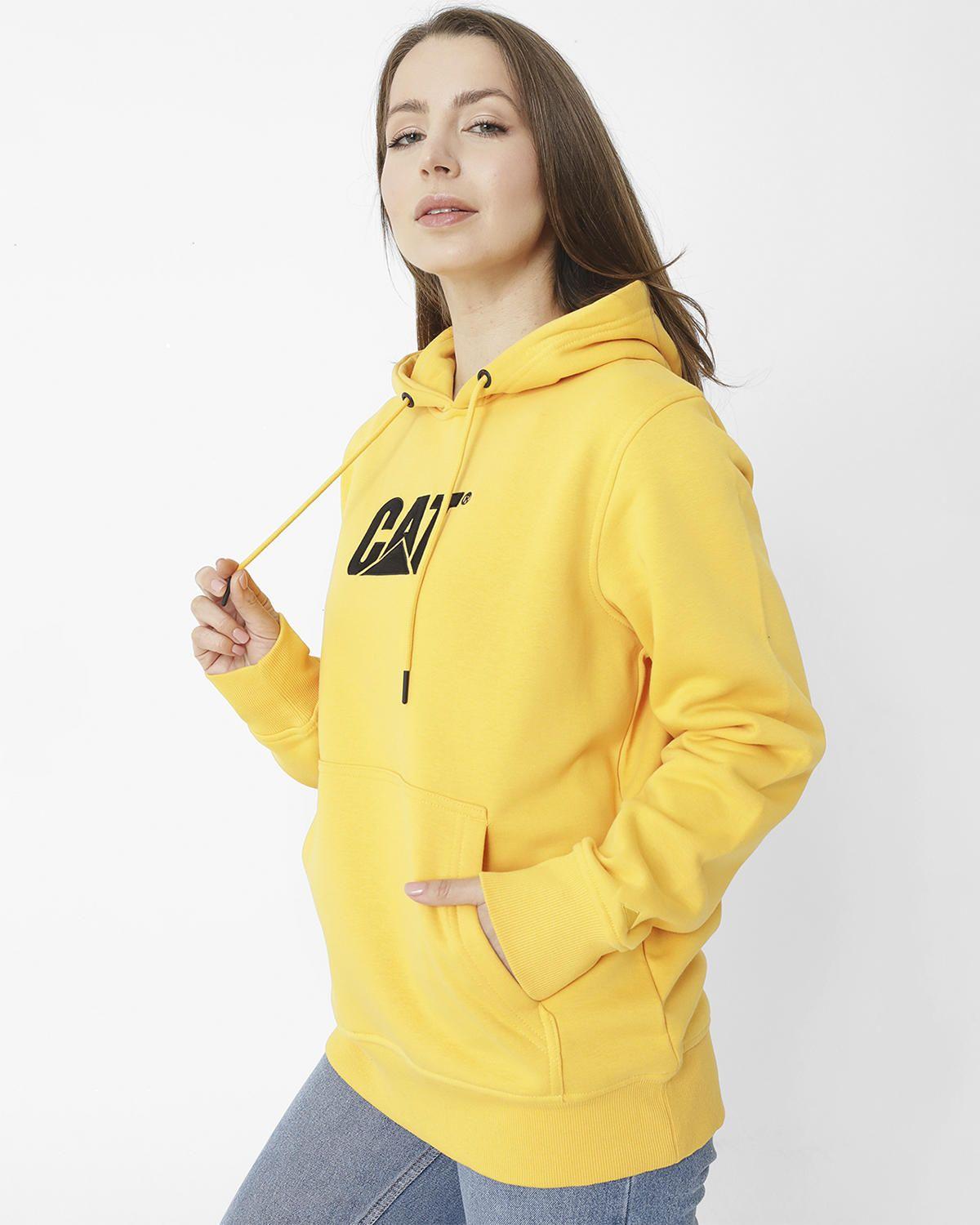 Polerón Fleece Logo Pull Amarillo Unisex-3
